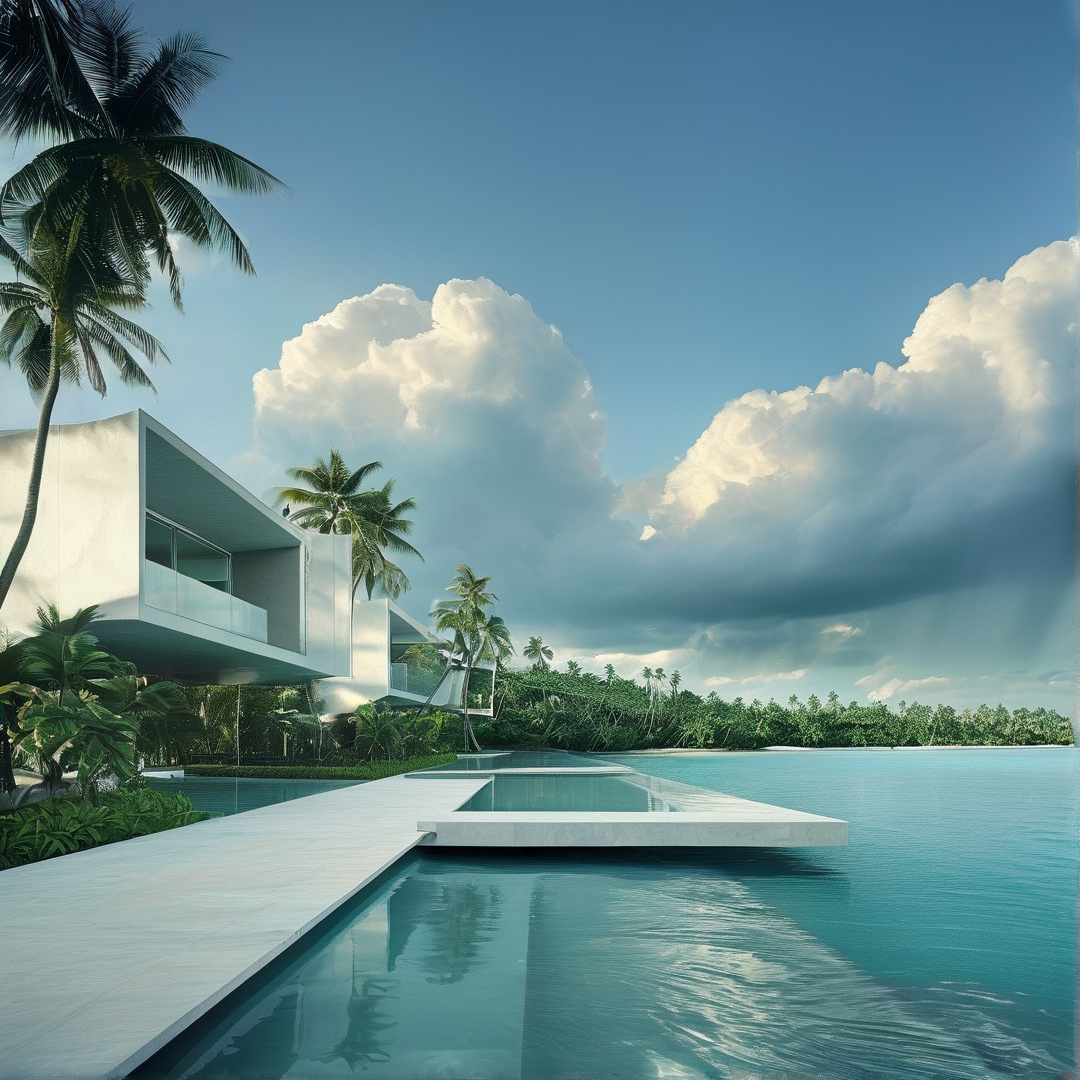 Tropical Villa View
