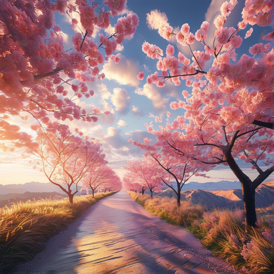 Cherry Blossom Pathway
