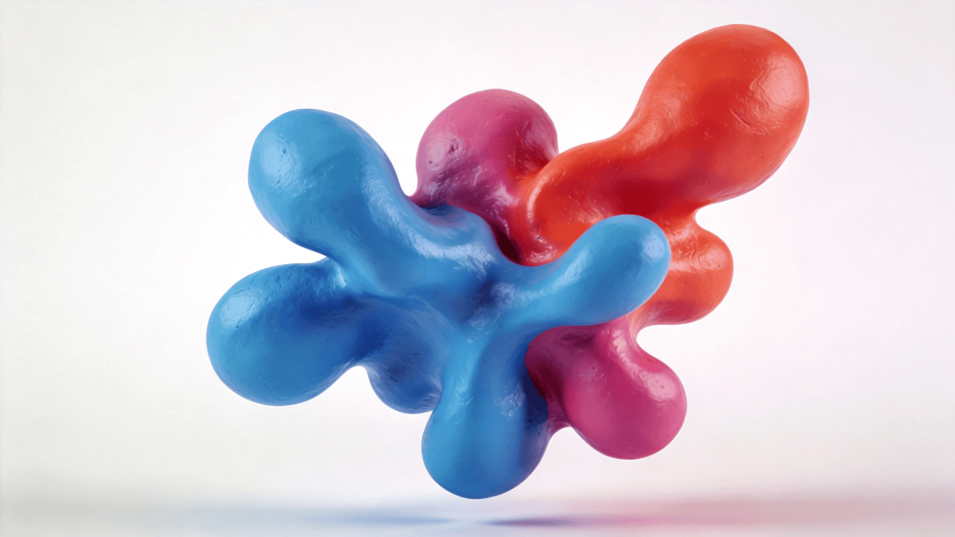 Fluid blob, Bold, Clay Study