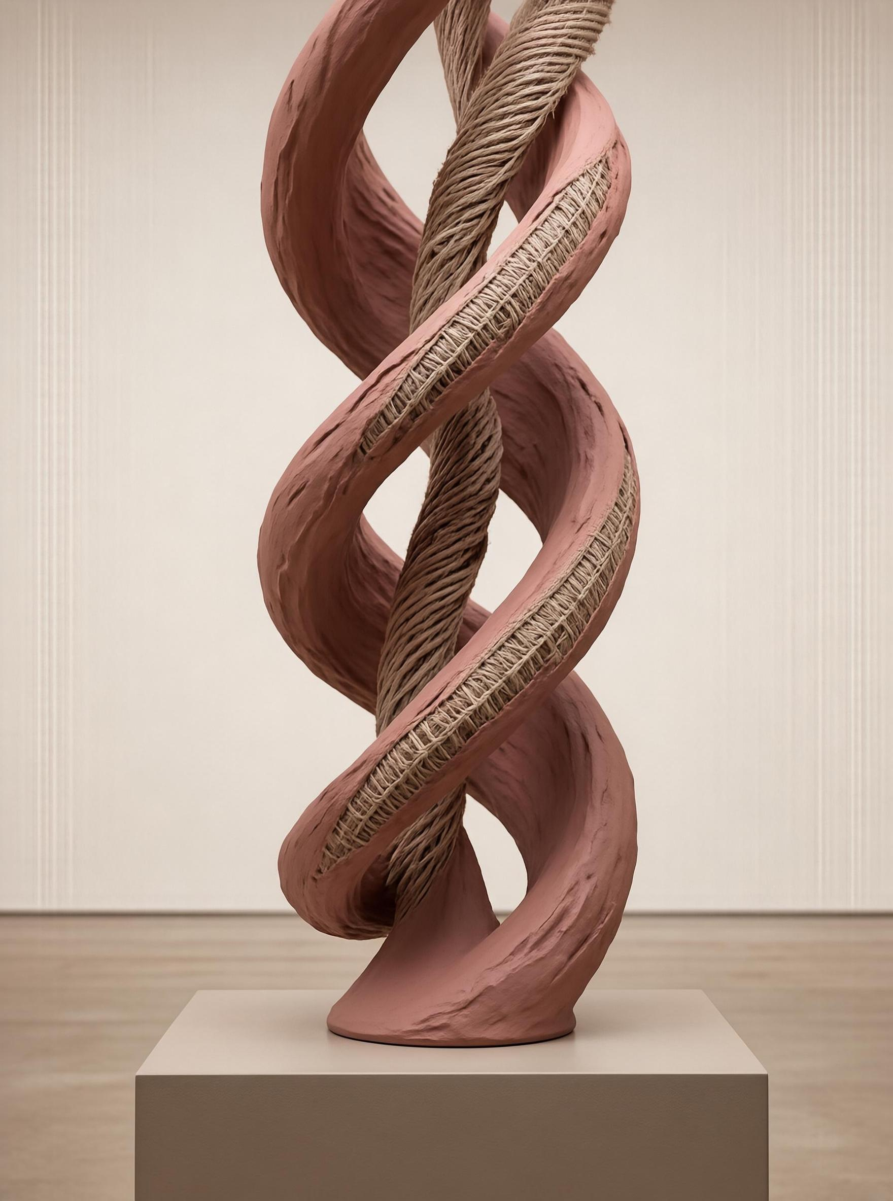 Twisted Abstract Sculpture