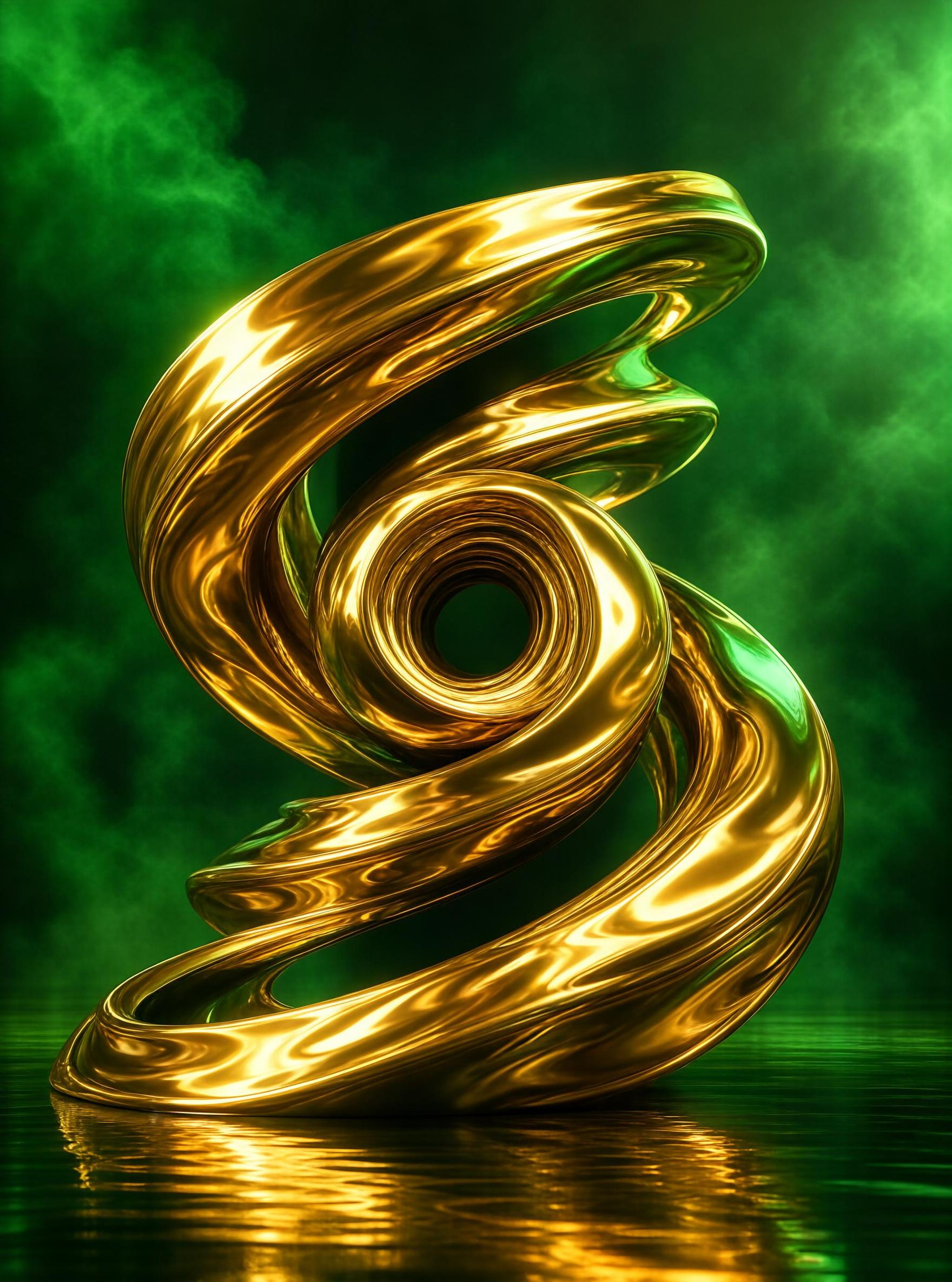 Golden Spiral Sculpture