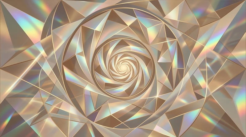Golden Geometric Spiral