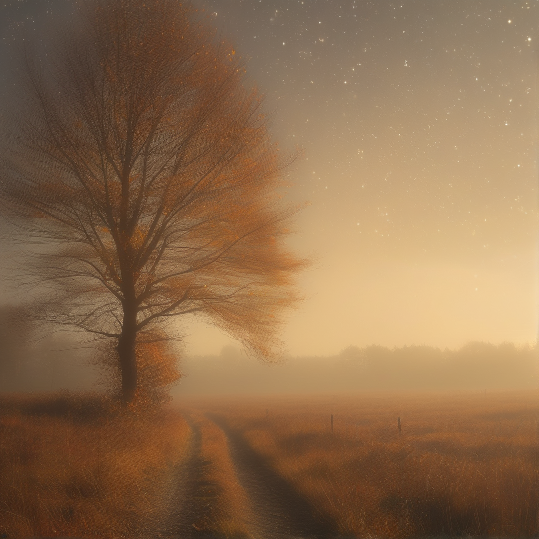 Misty Autumn Path