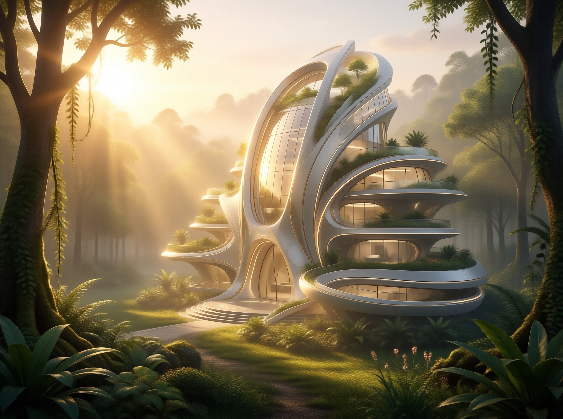 Futuristic Forest Dwelling