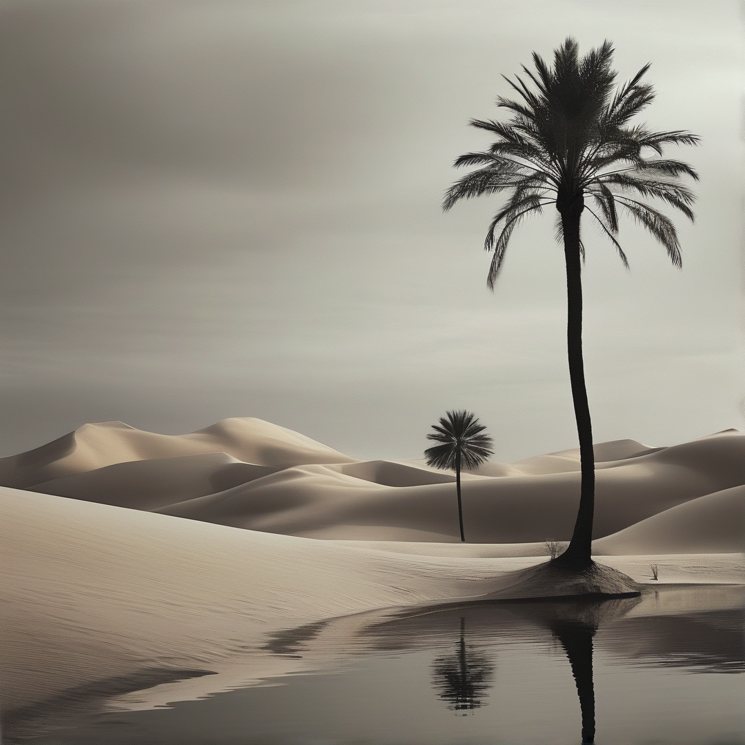 Minimalist Desert Oasis
