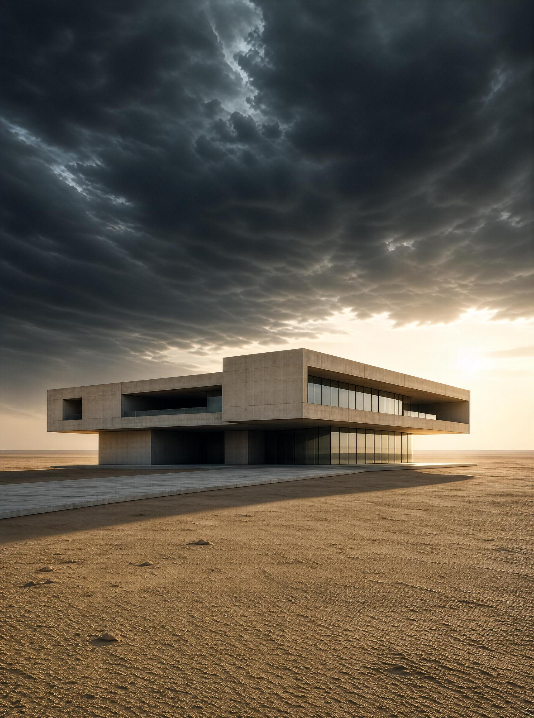Modern Desert Building