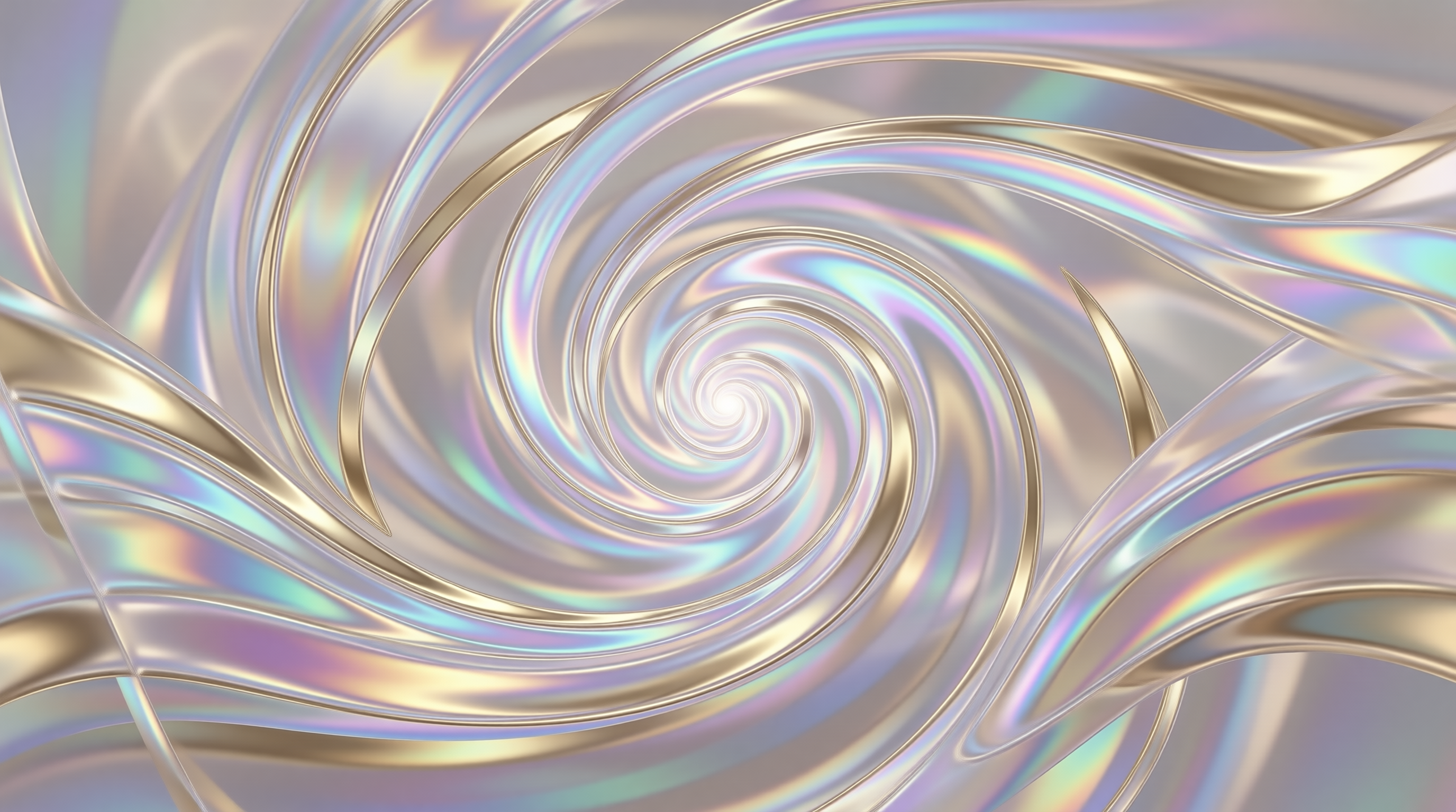 Iridescent Spiral Vortex