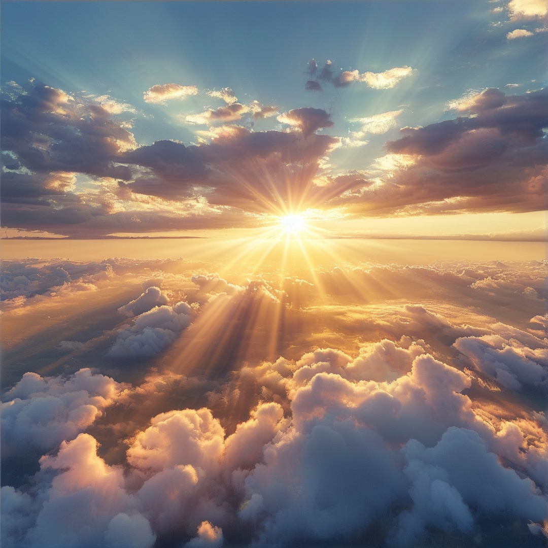 Sunrise Above Clouds
