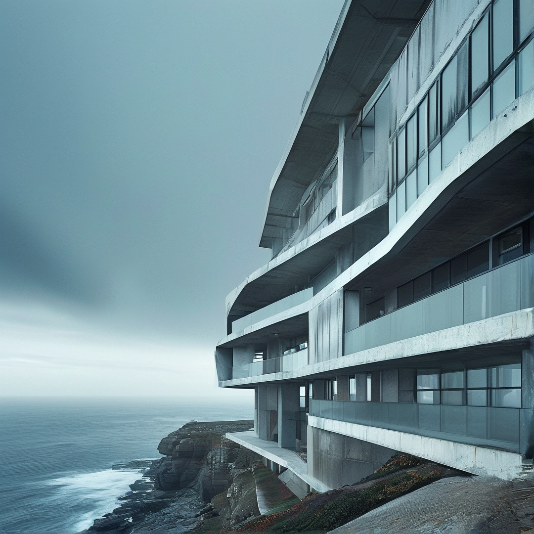 Cliffside Modern Building