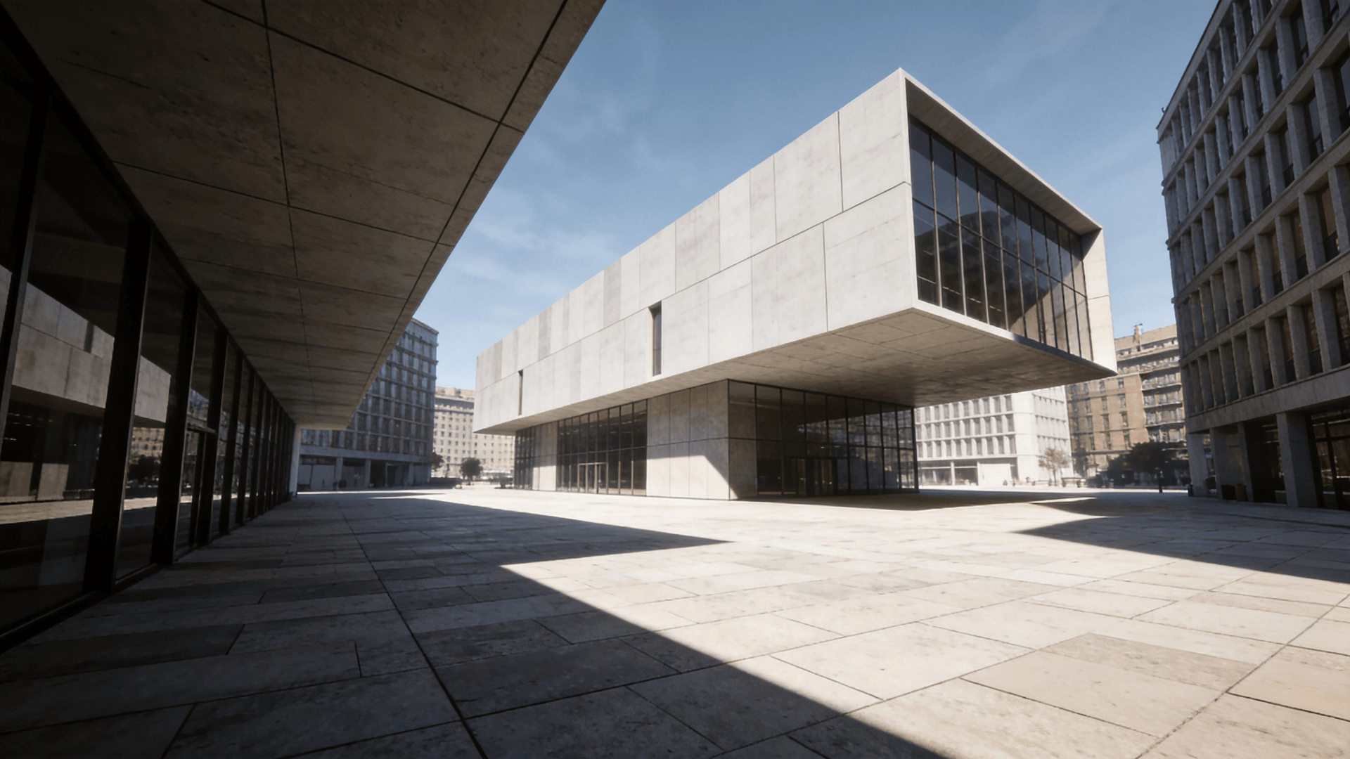 Cultural Center in Urban Plaza