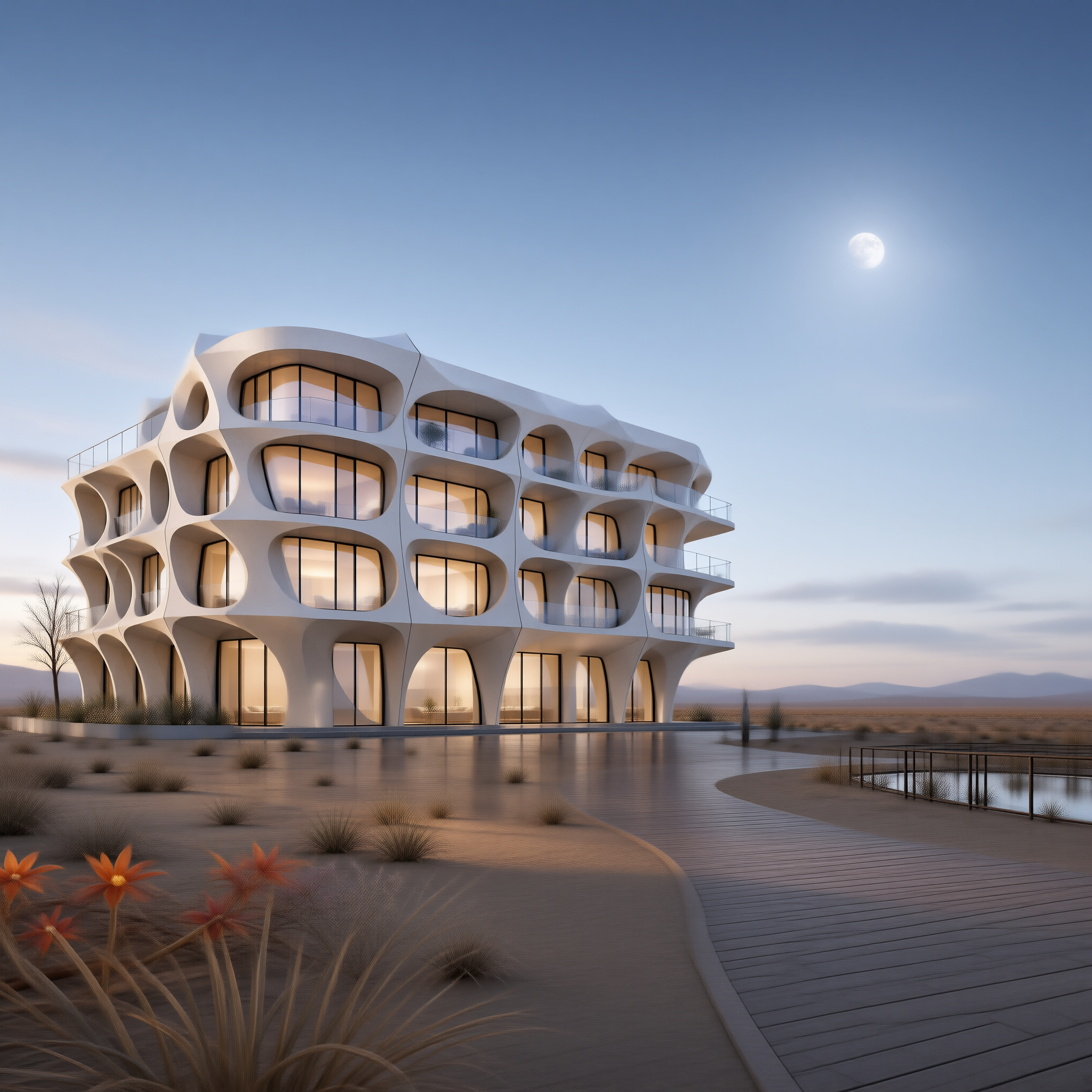 Futuristic Desert Architecture