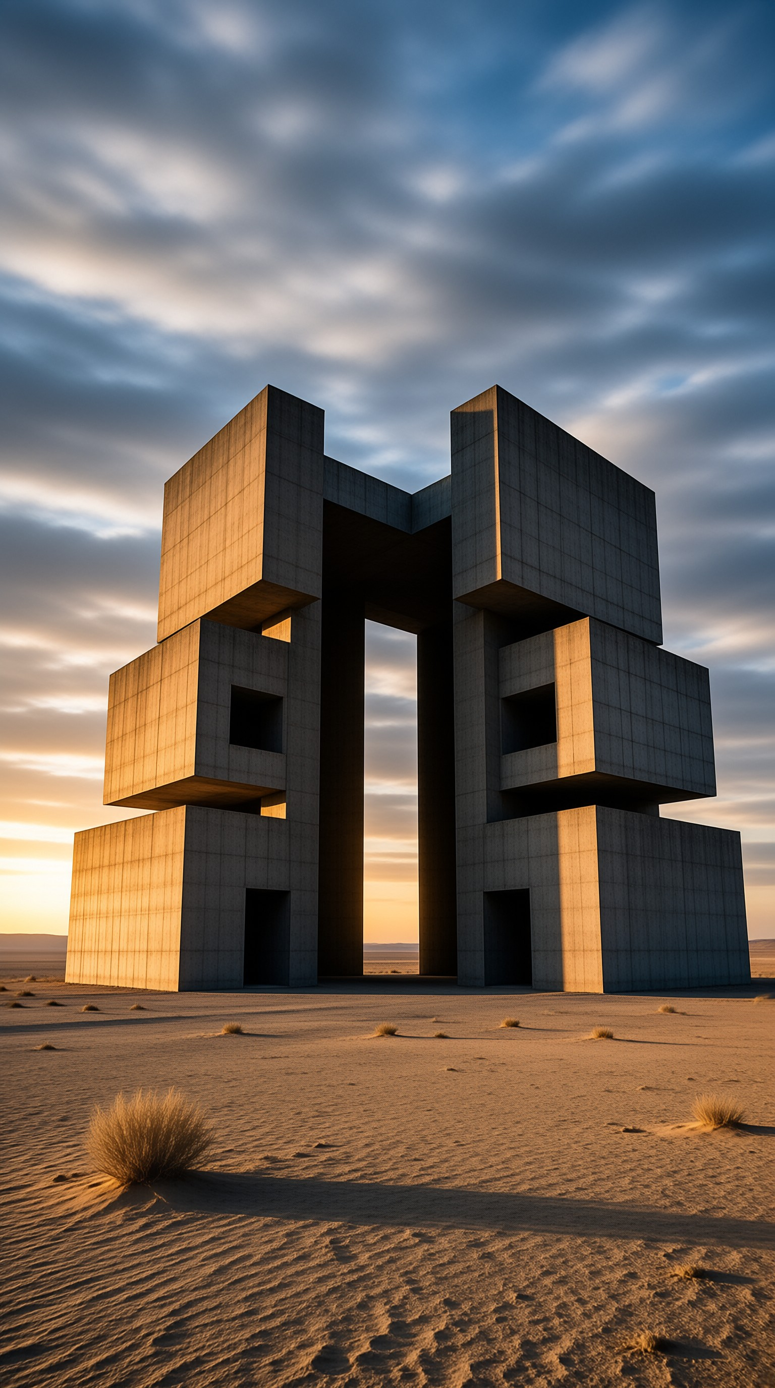 Desert Brutalist Monument