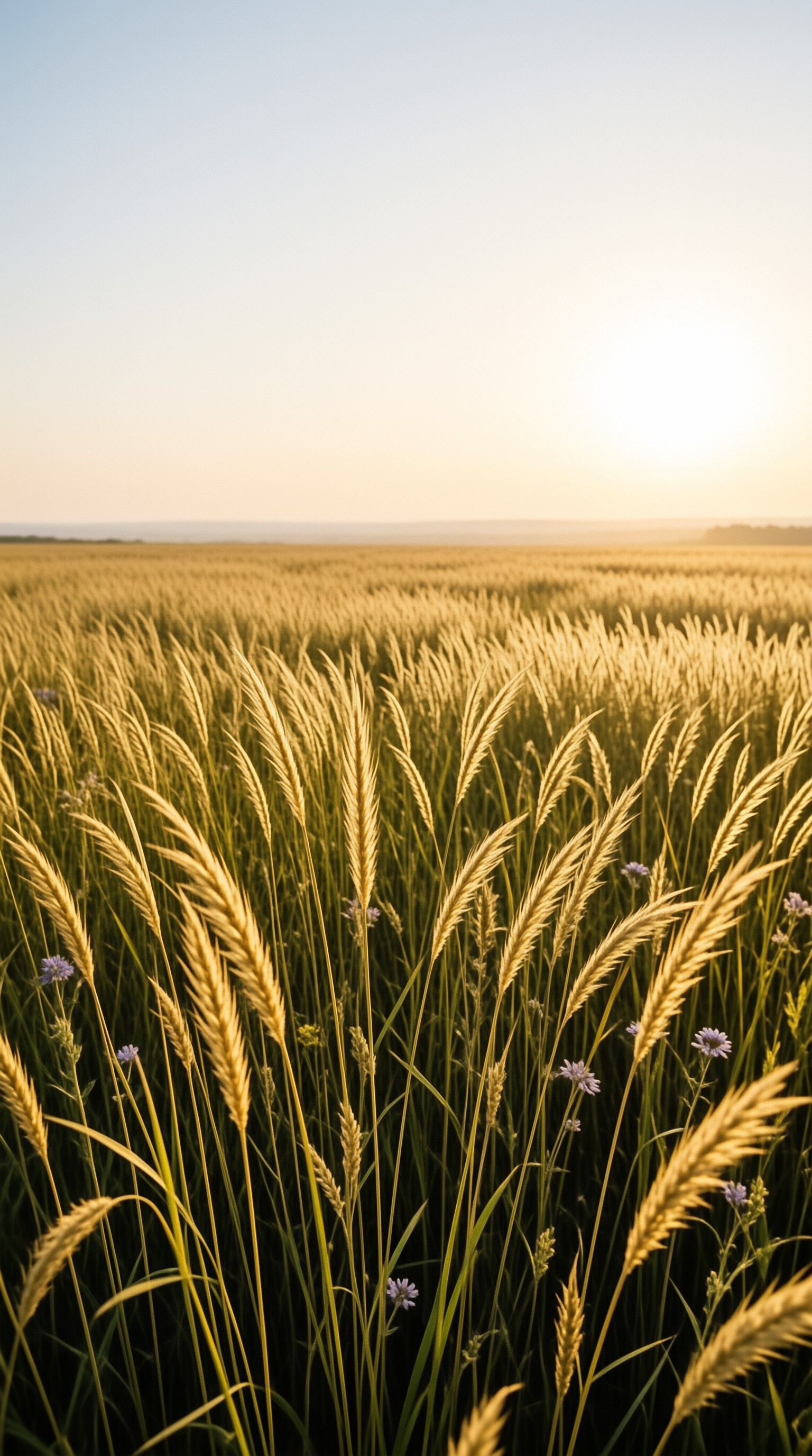 Golden Wheat Field at Sunset