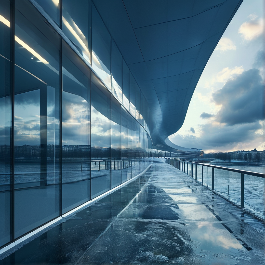 Modern Architecture by Water