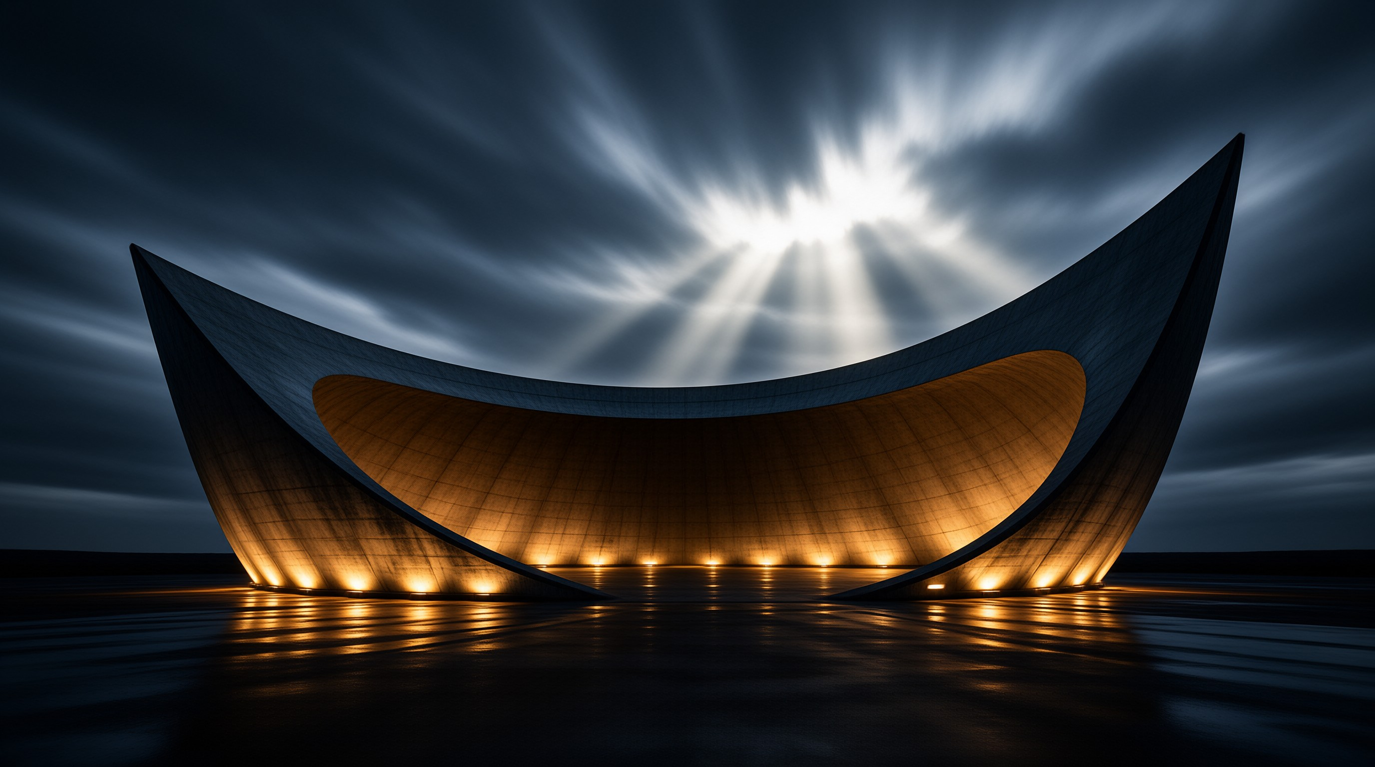 Futuristic Wave Structure