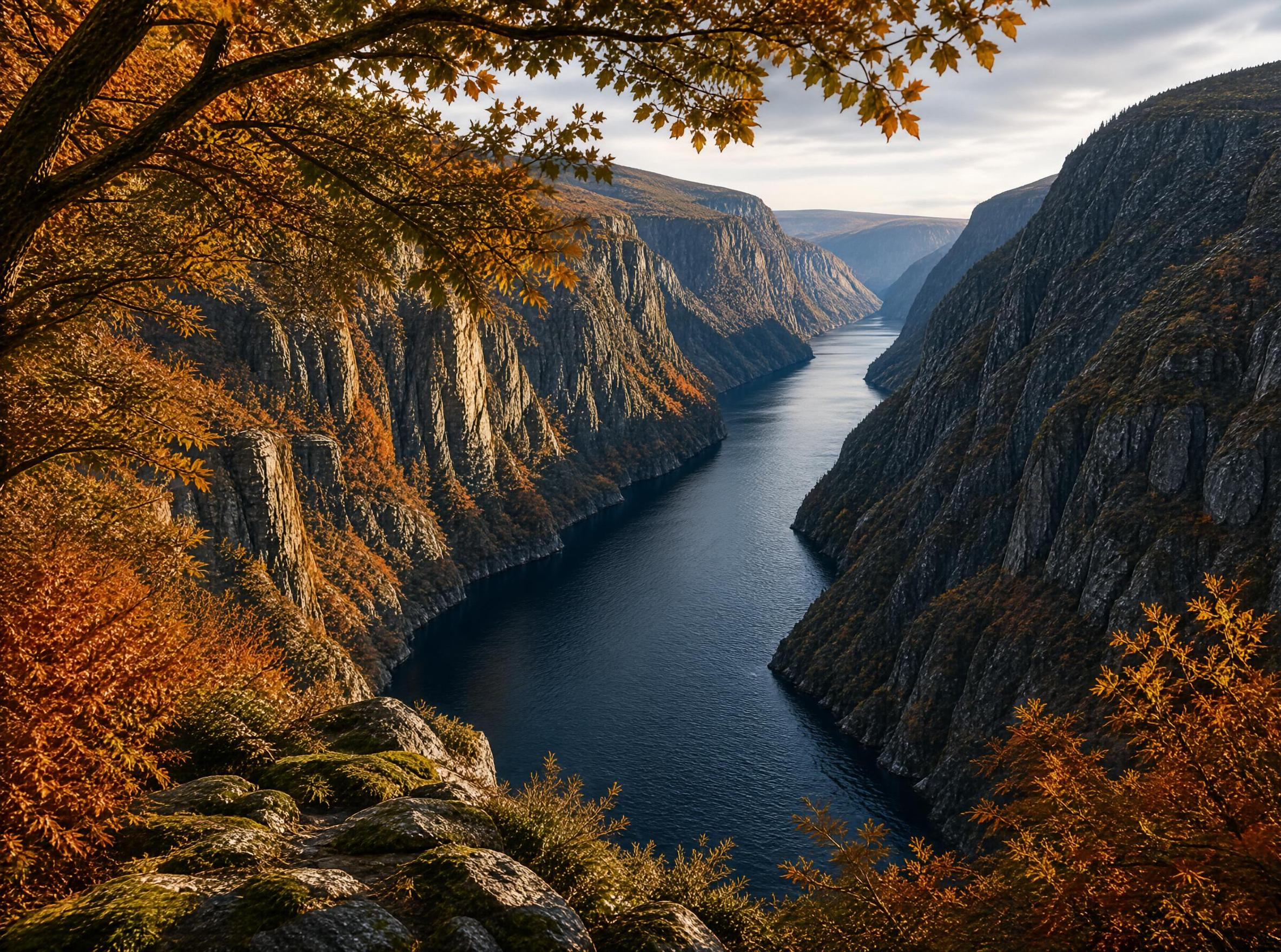 Autumn Canyon and River
