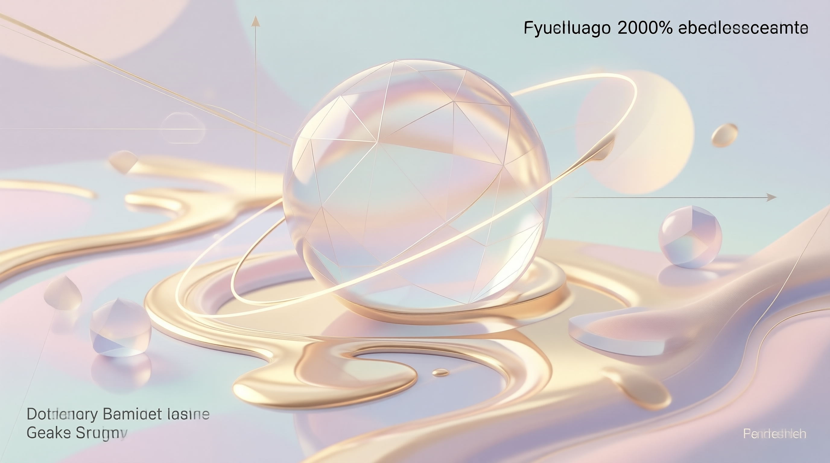 Abstract Crystal Sphere