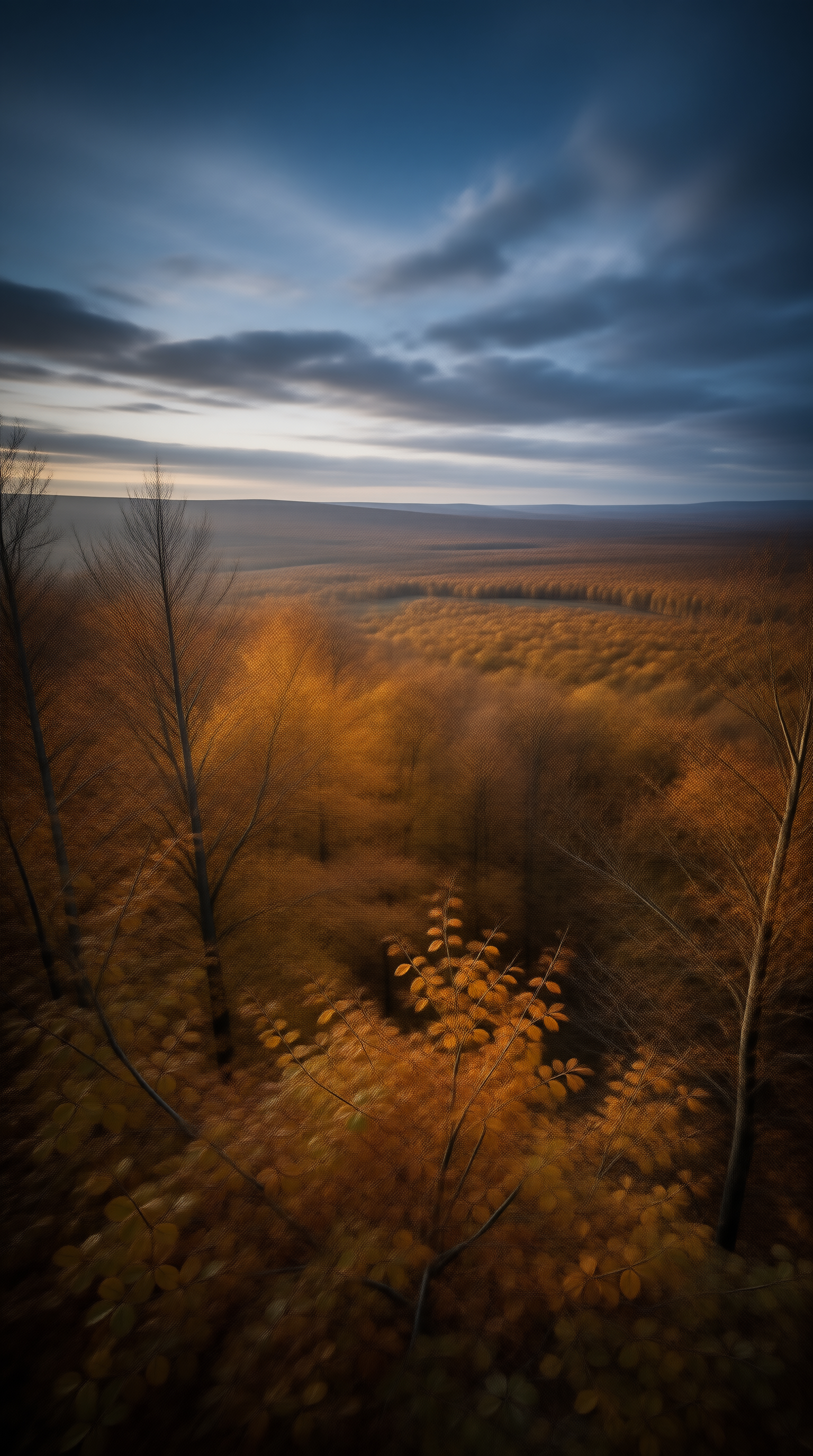 Autumn Woodland Landscape