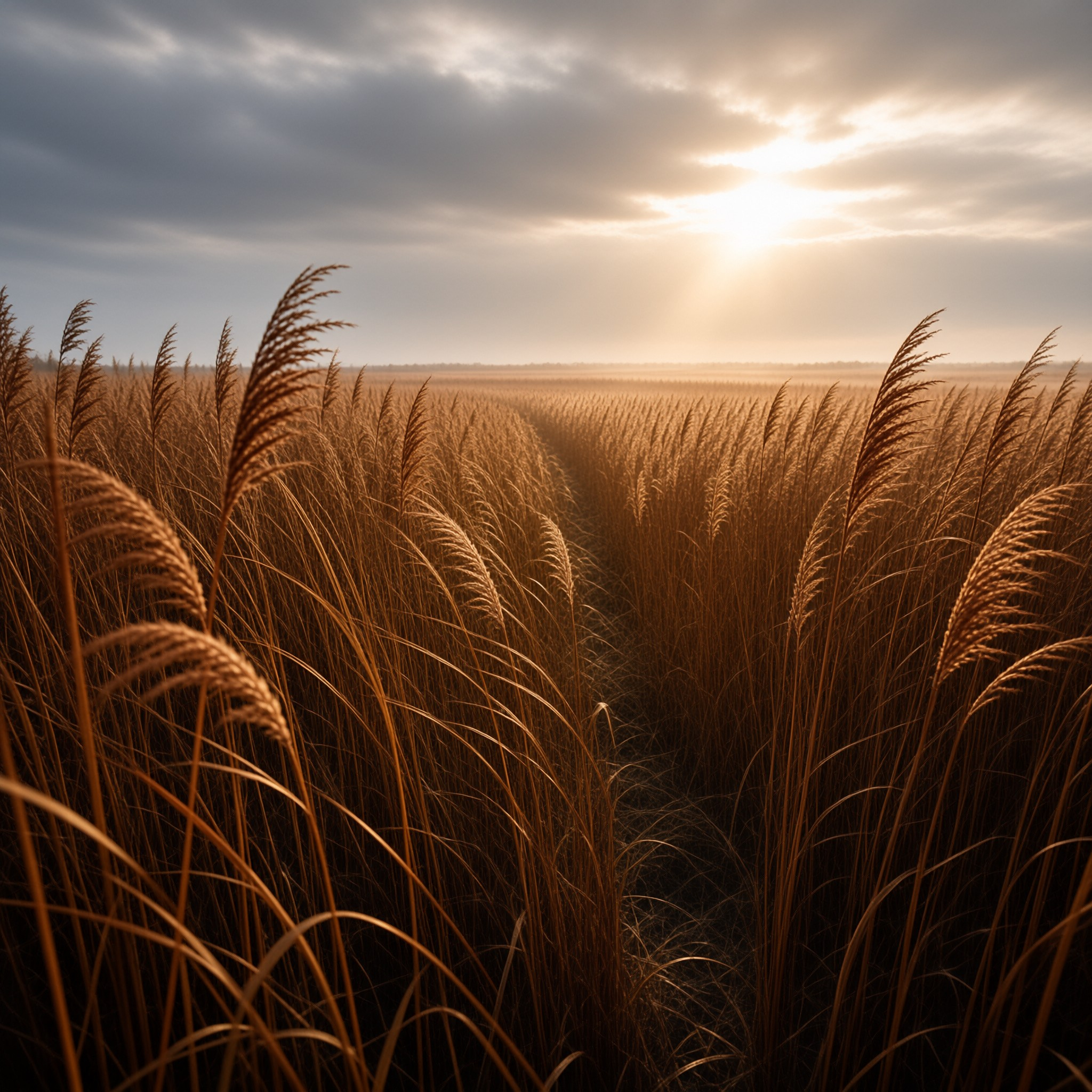 Golden Field at Sunset