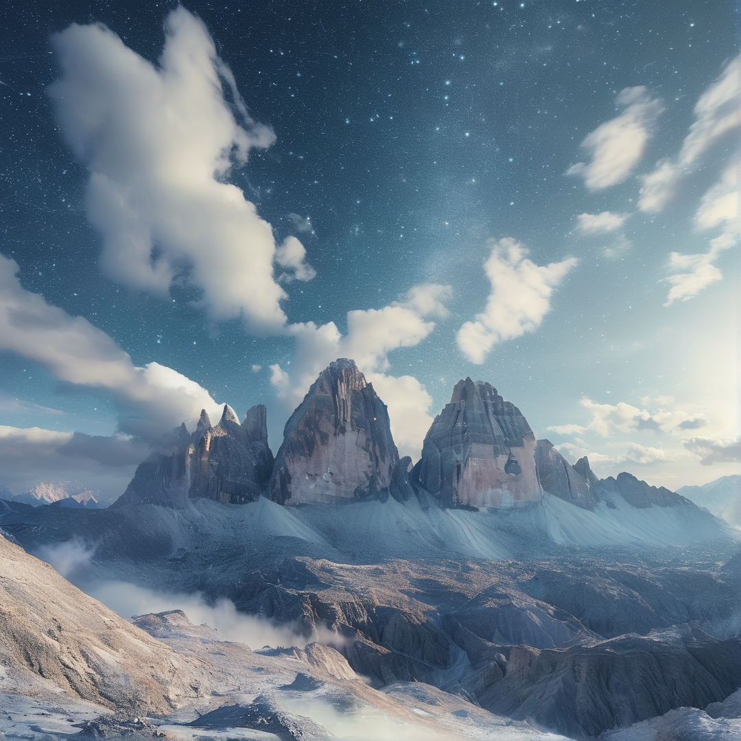 Starry Mountain Peaks