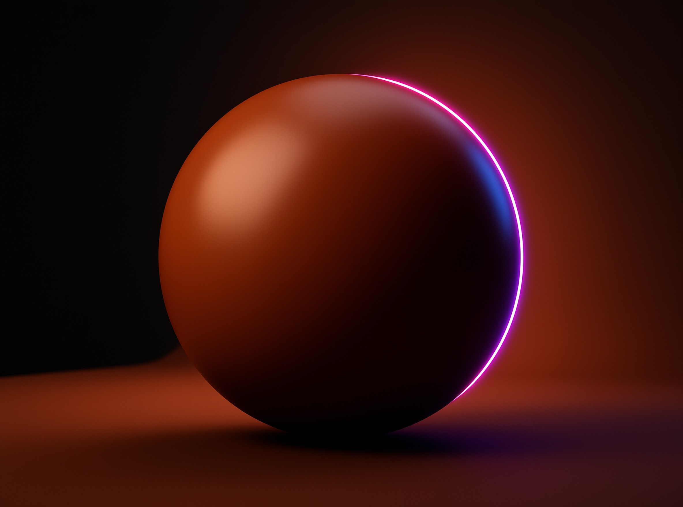Neon Rim Light Sphere