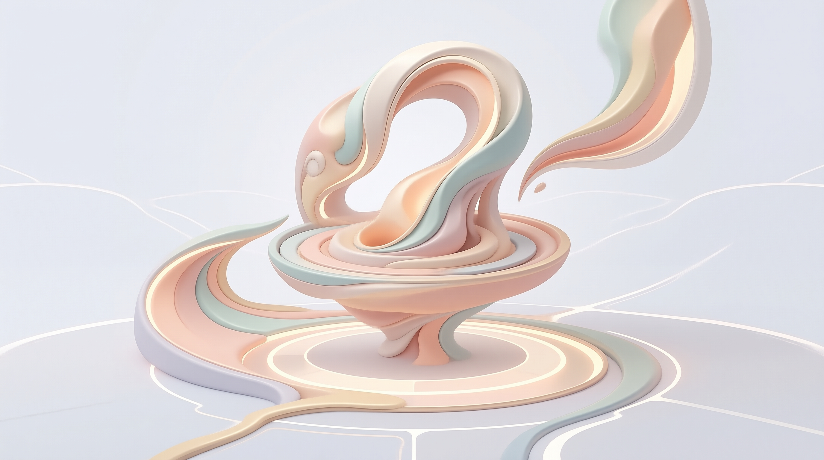 Abstract Fluid Sculpture