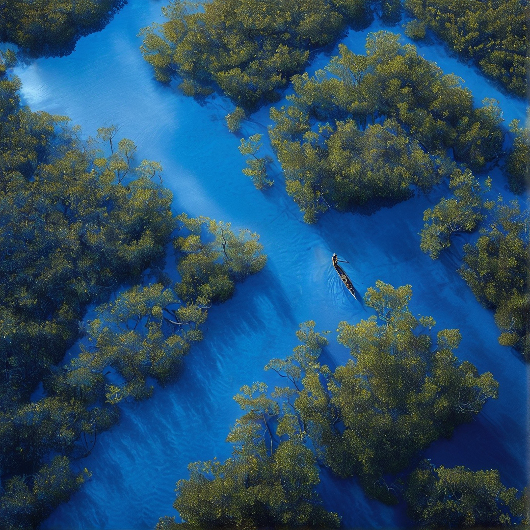 Kayak in Mangrove Waters