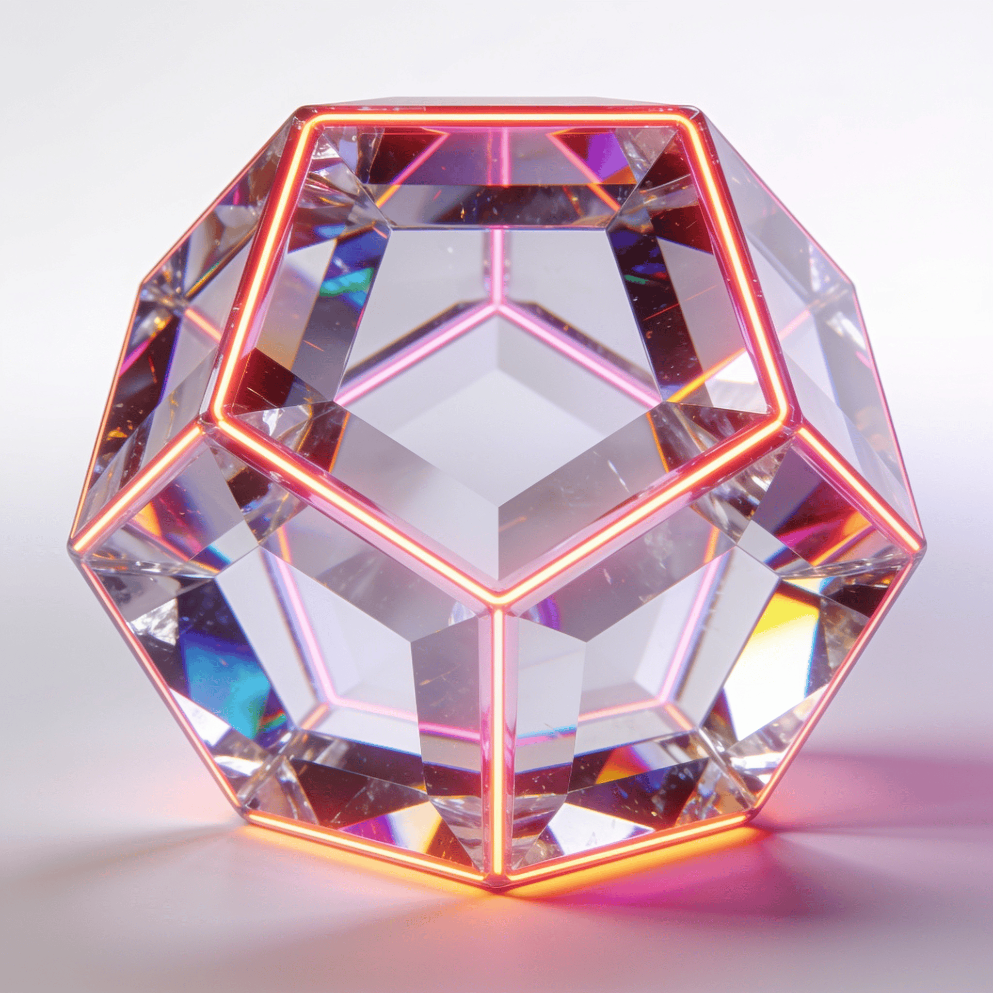 Crystal, Neon Dodecahedron