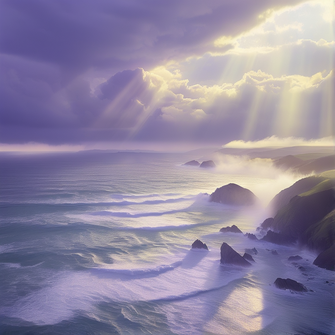 Dramatic Ocean Light