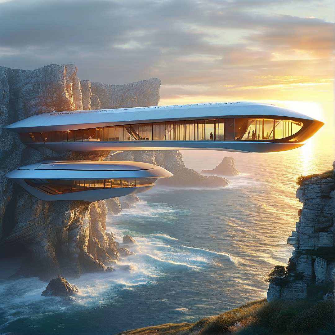 Futuristic Cliff Architecture