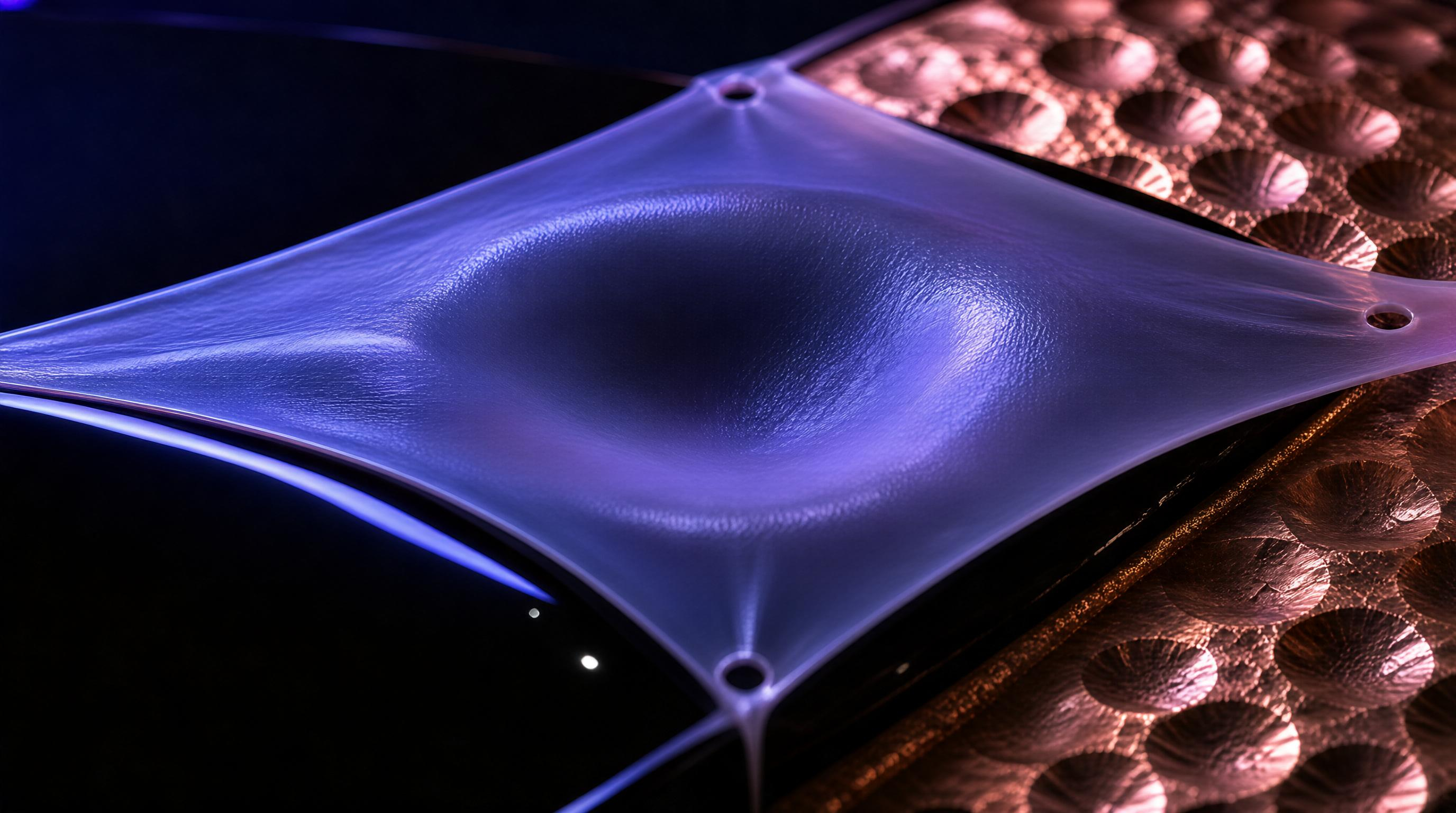 Translucent Membrane with Metallic Texture
