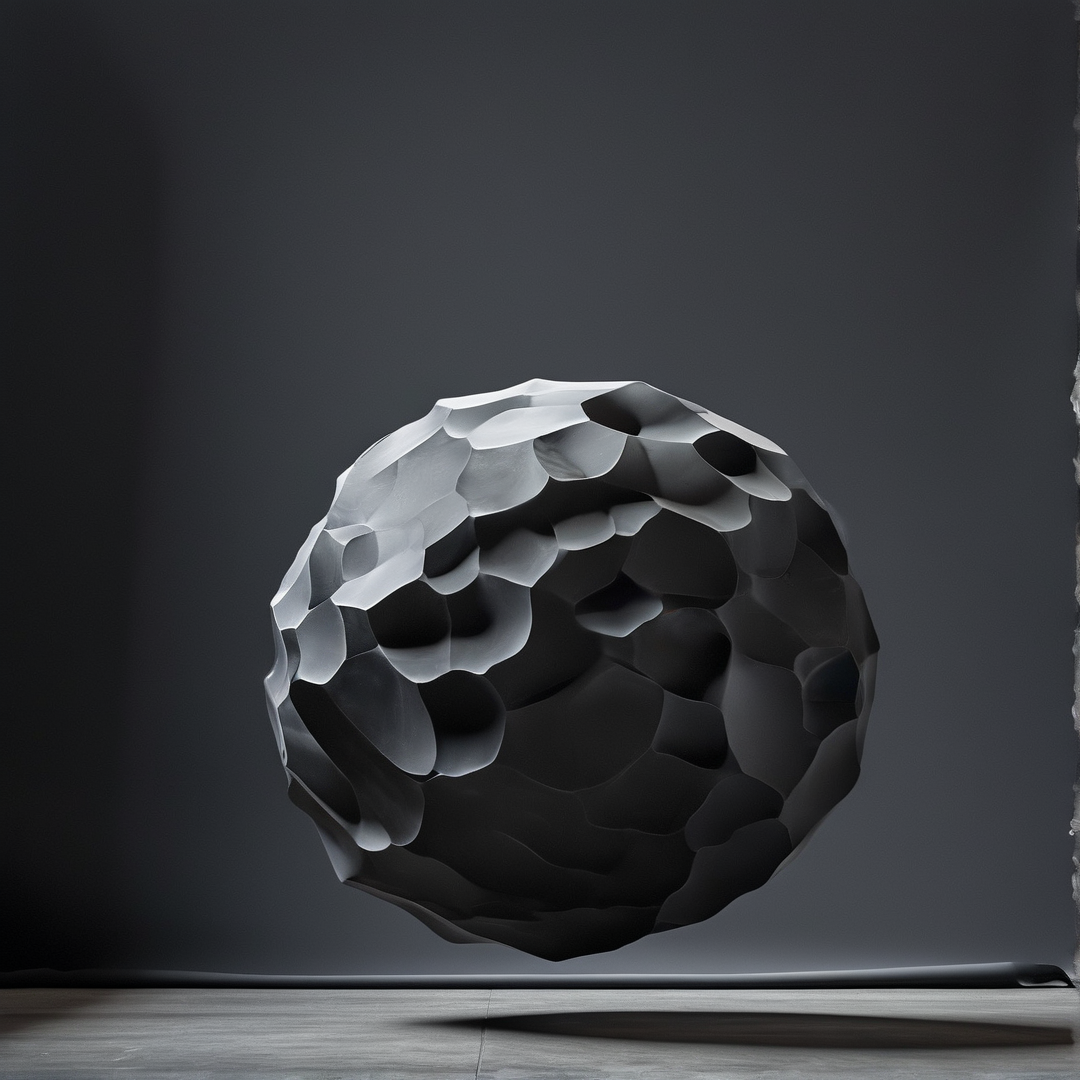 Floating Textured Sphere