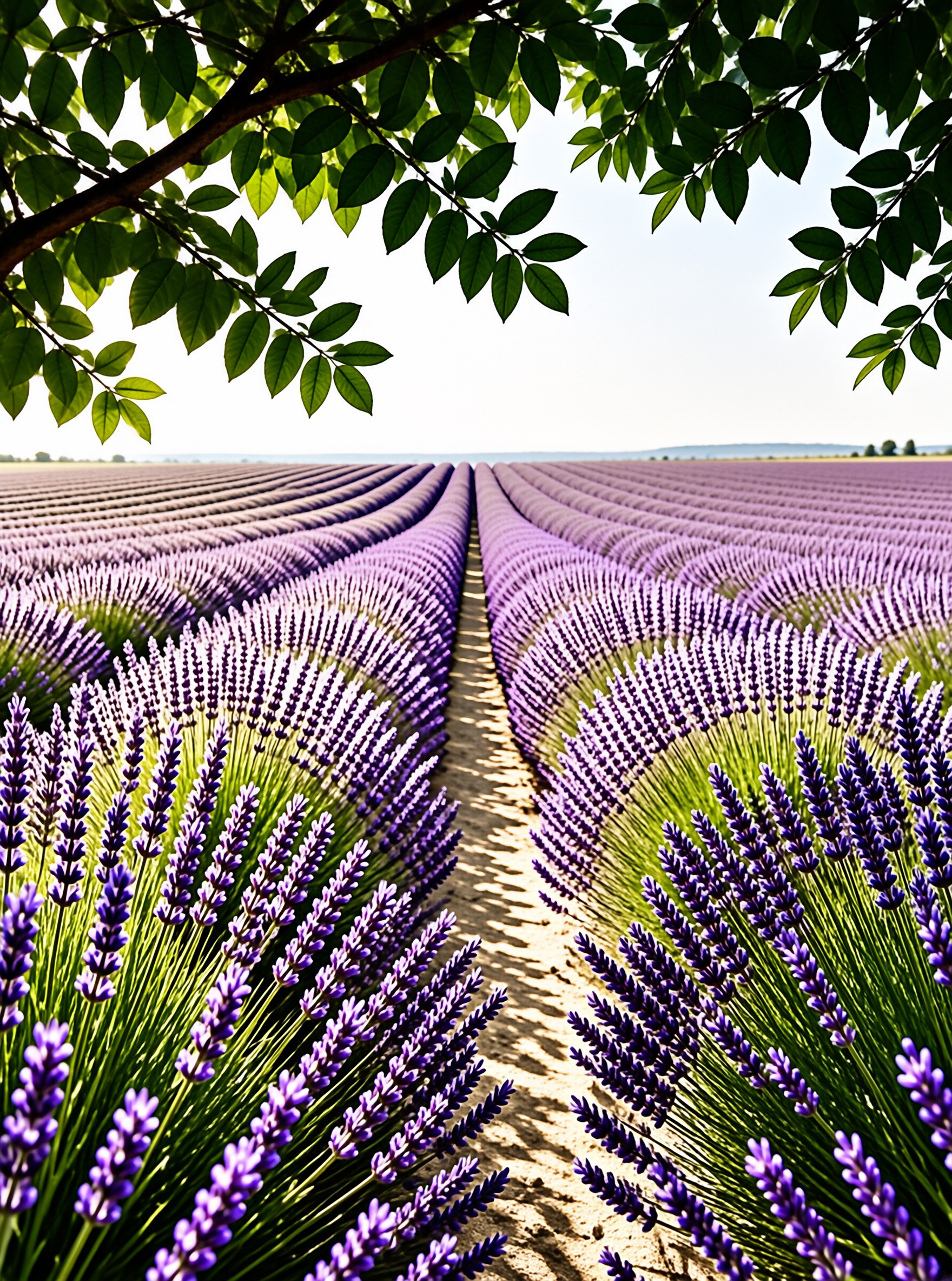 Lavender Field Path