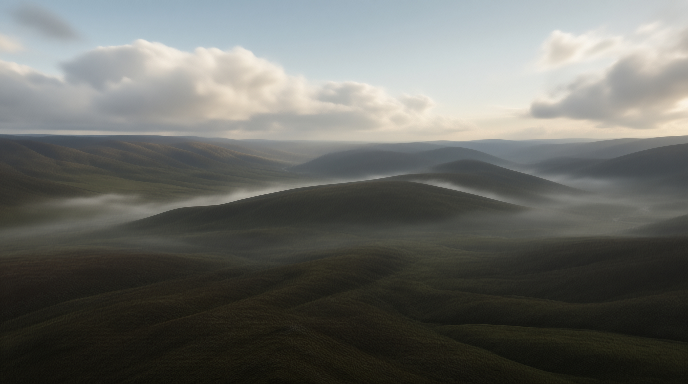 Misty Rolling Hills