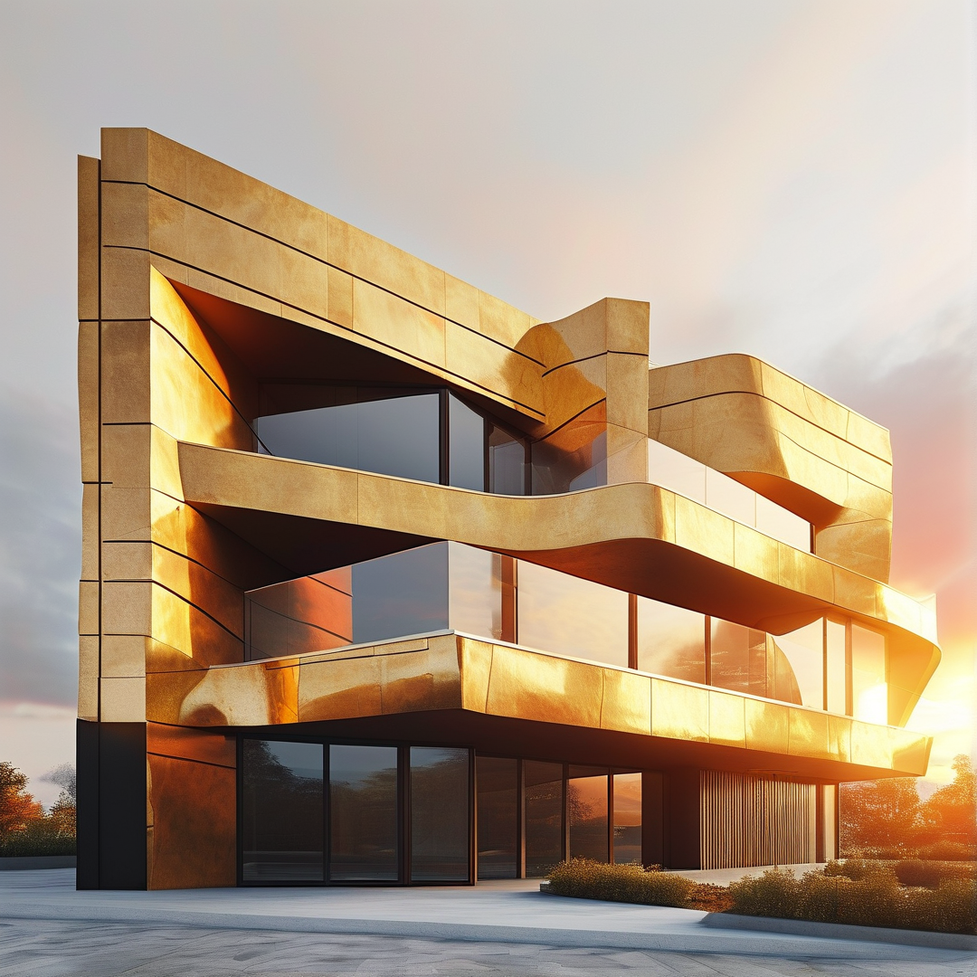 Modern Golden Architecture