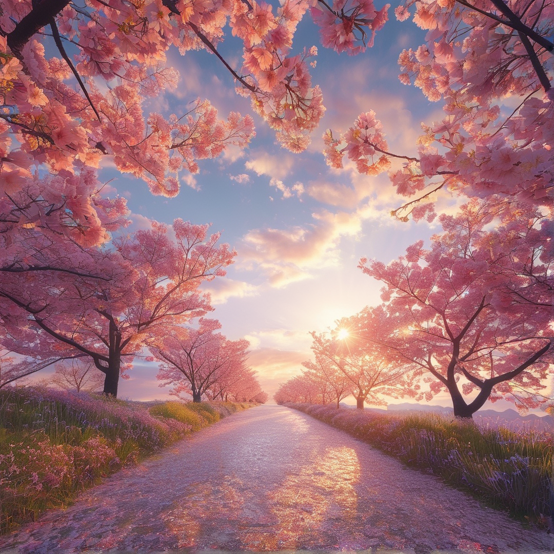 Cherry Blossom Pathway