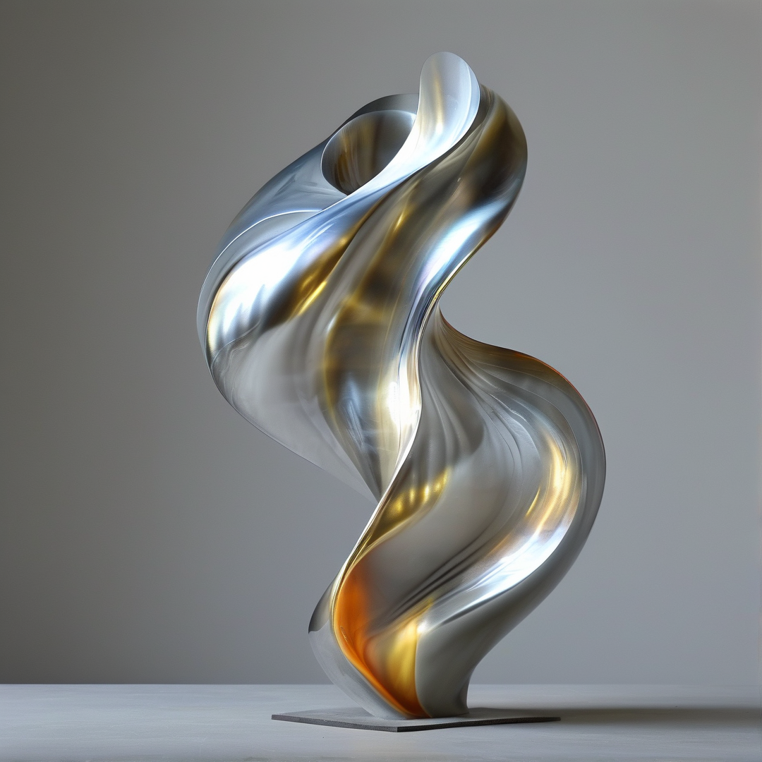 Abstract Metallic Sculpture