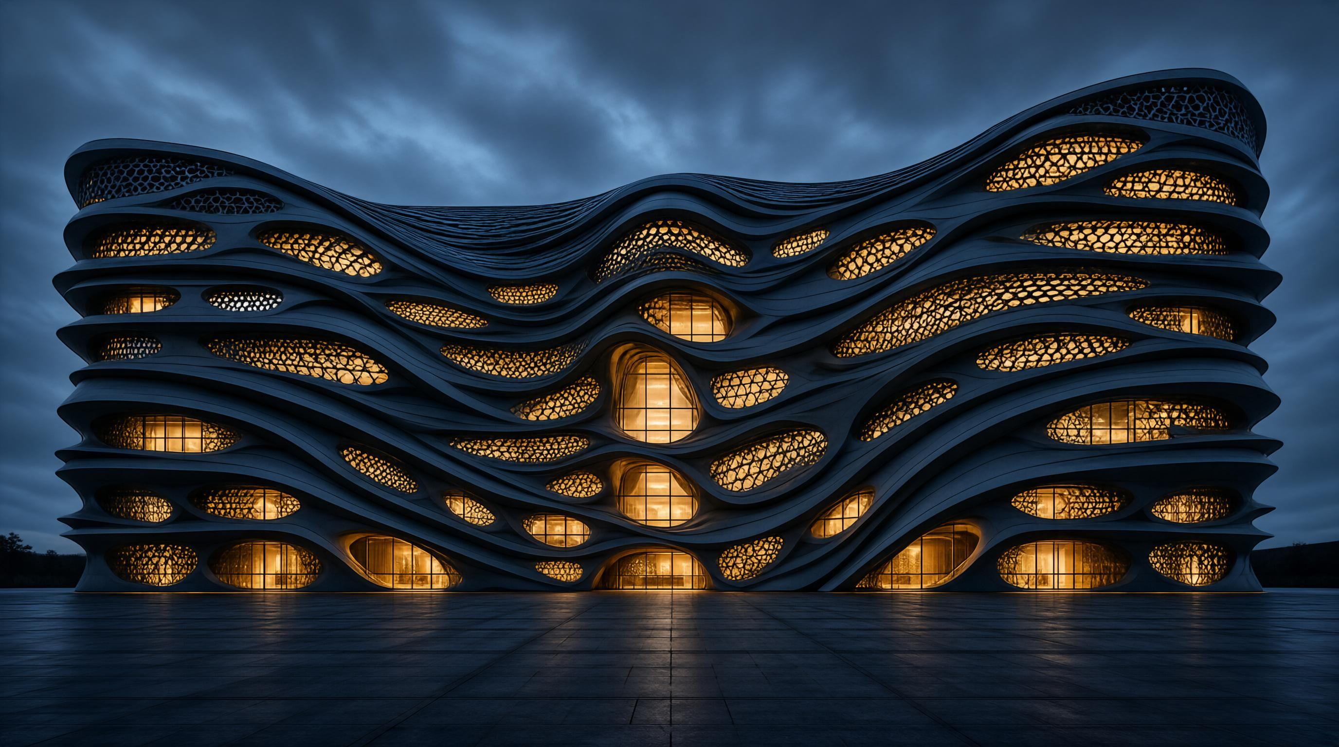 Glowing Organic Architecture