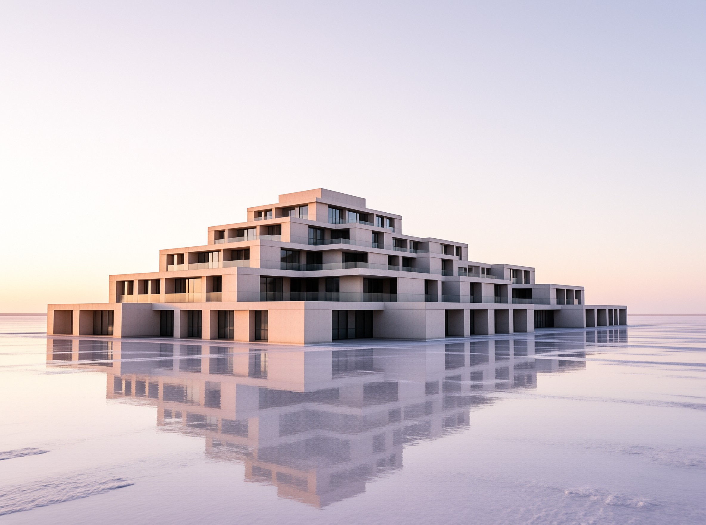 Modern Stepped Architecture
