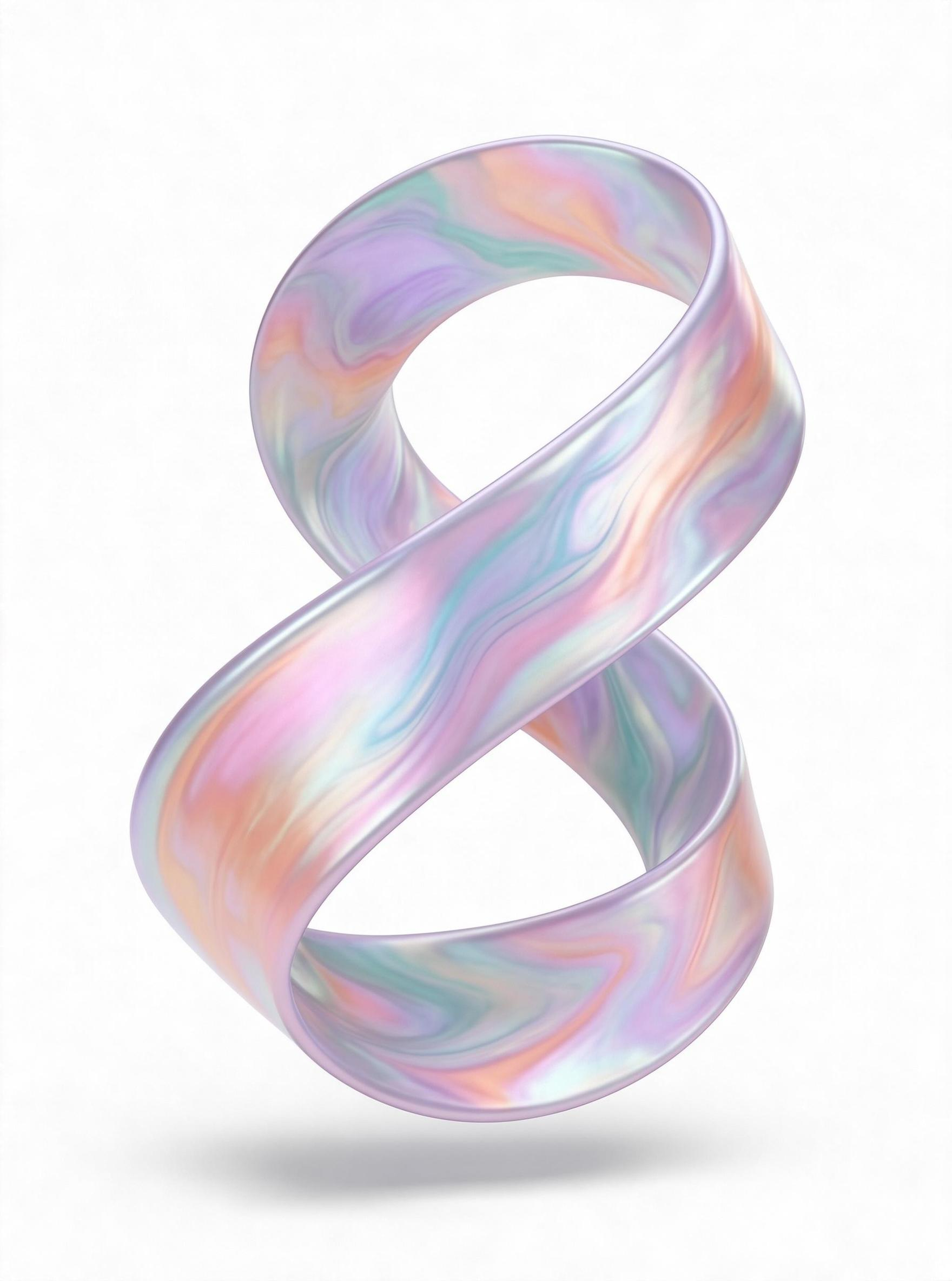 Iridescent Mobius Strip