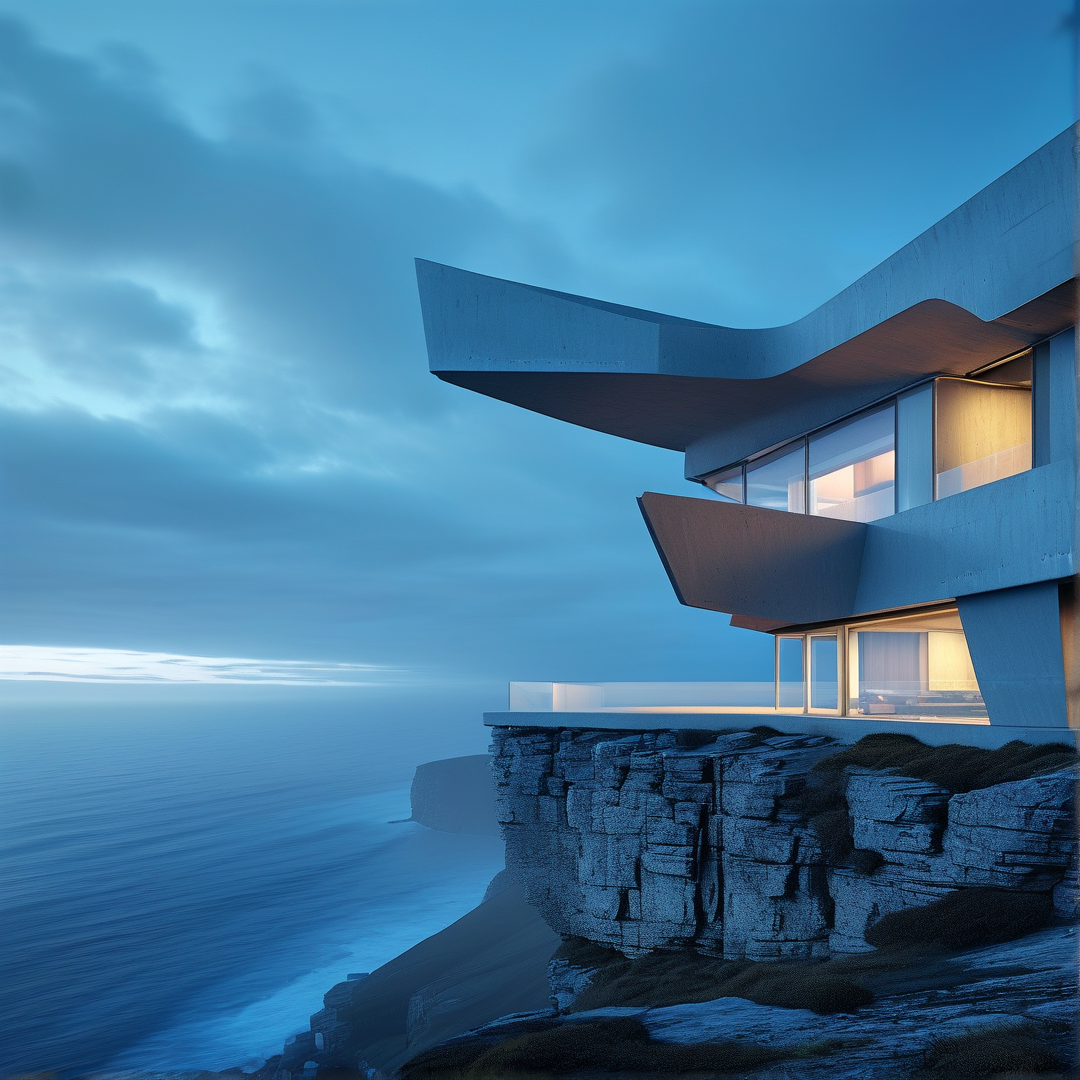 Twilight Cliffside Villa