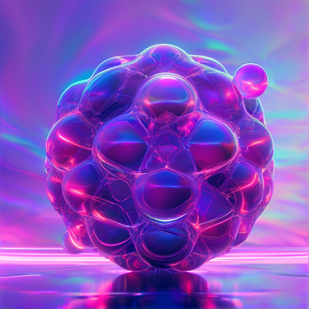 Neon Bubble Cluster