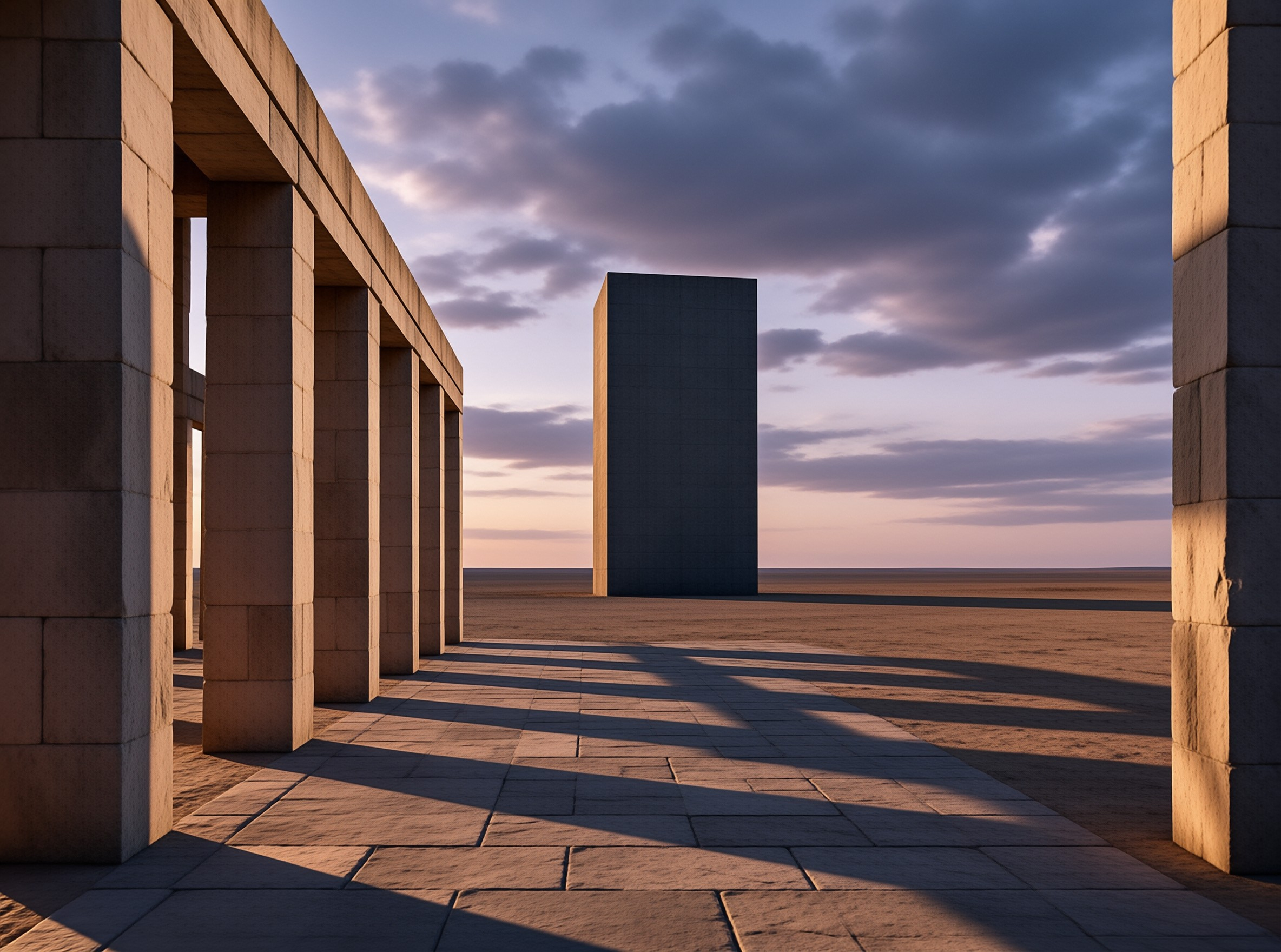 Minimalist Desert Structure