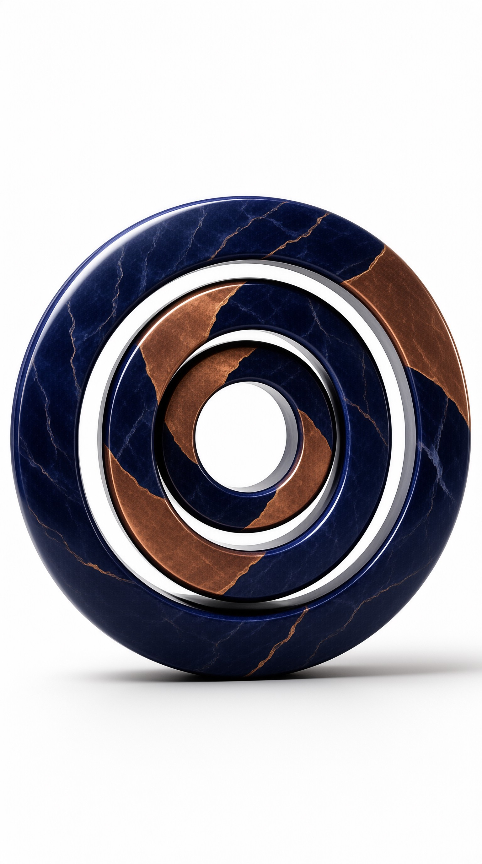 Blue Marble Concentric Rings
