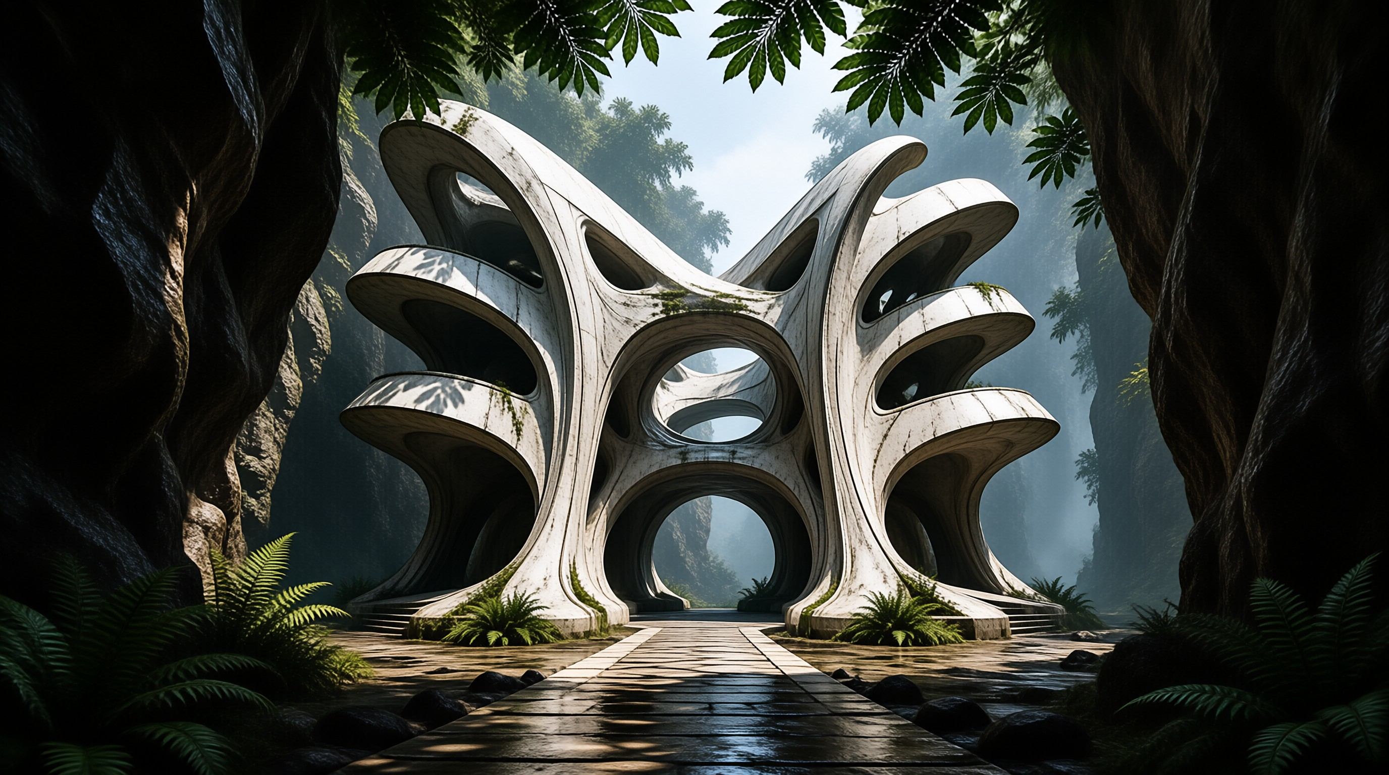 Surreal Forest Structure