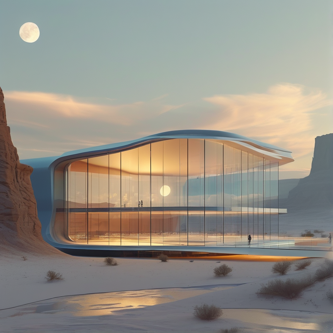 Futuristic Desert House