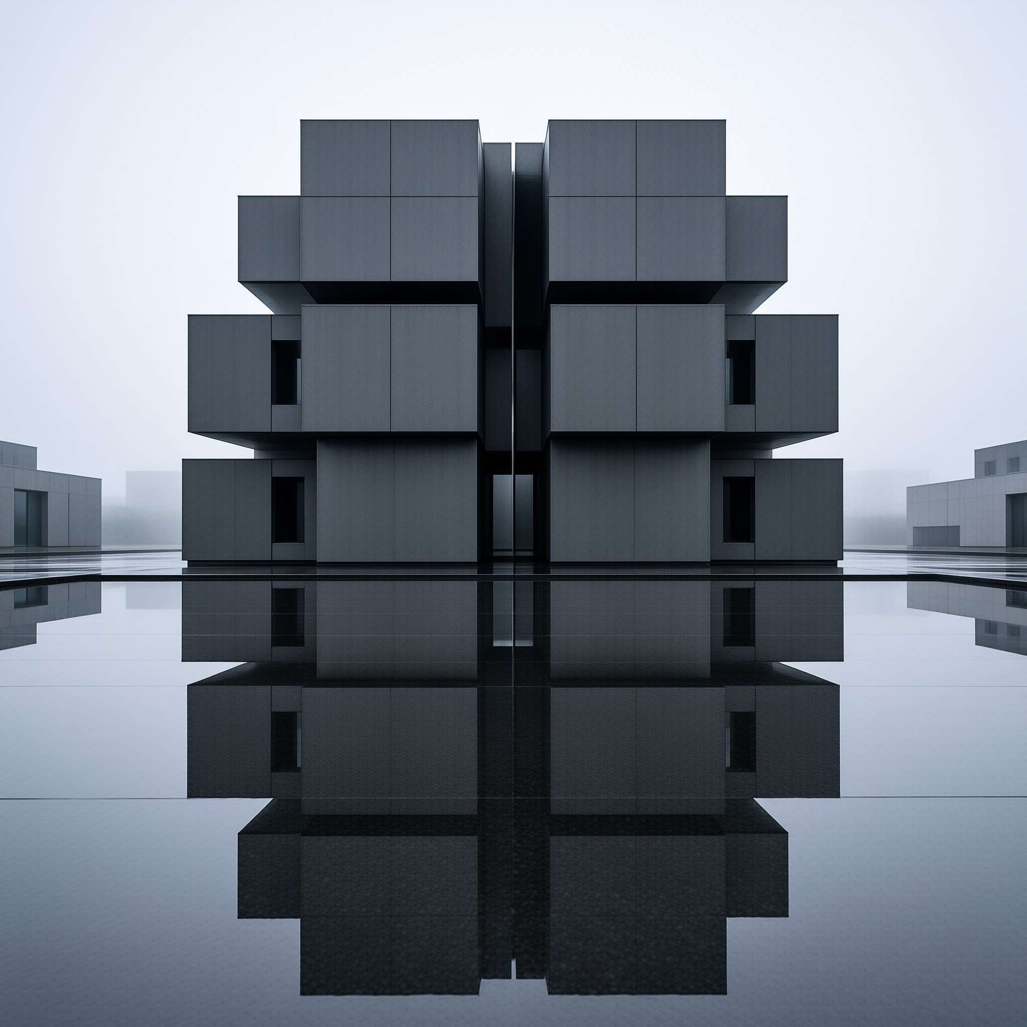Geometric Tower Reflection