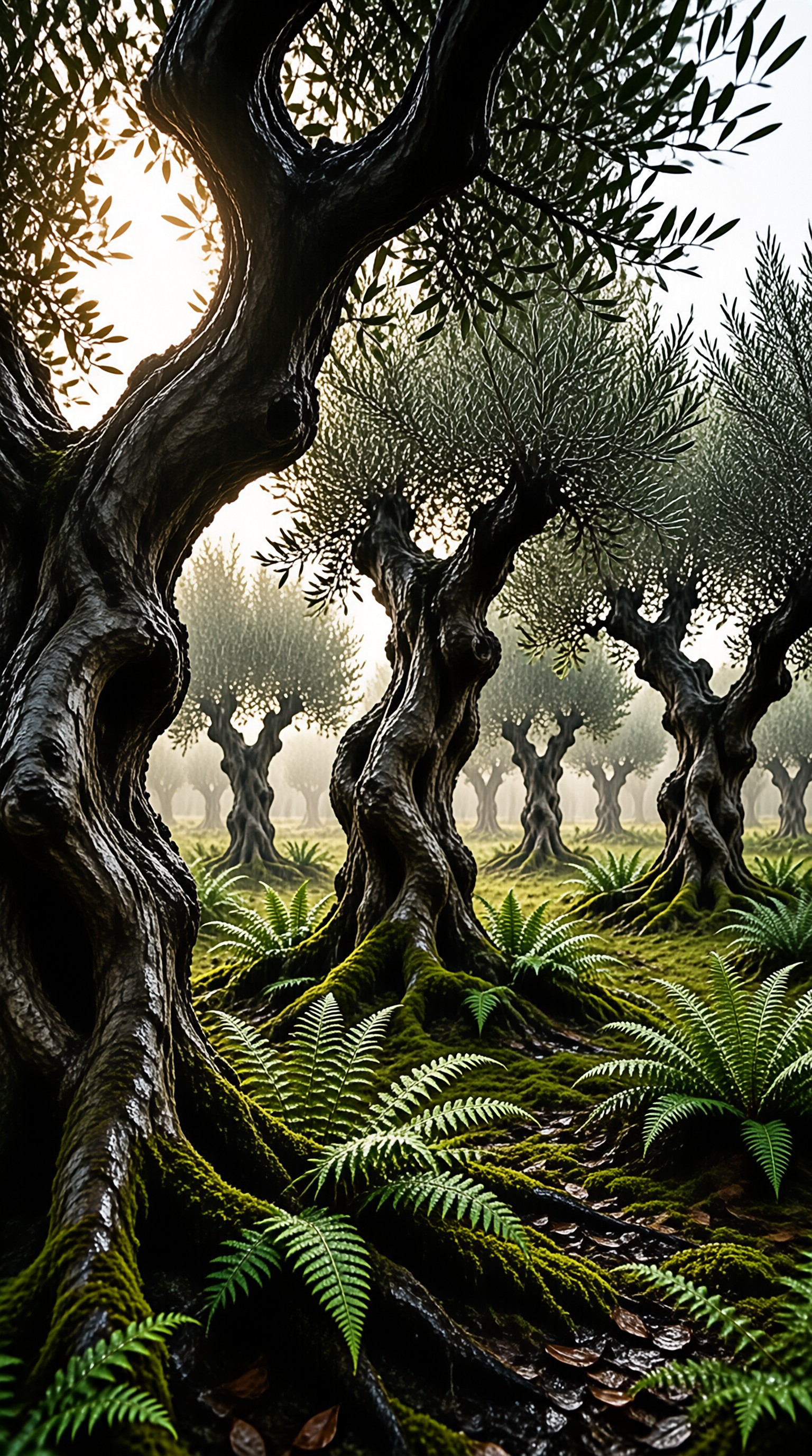 Mystical Mossy Forest