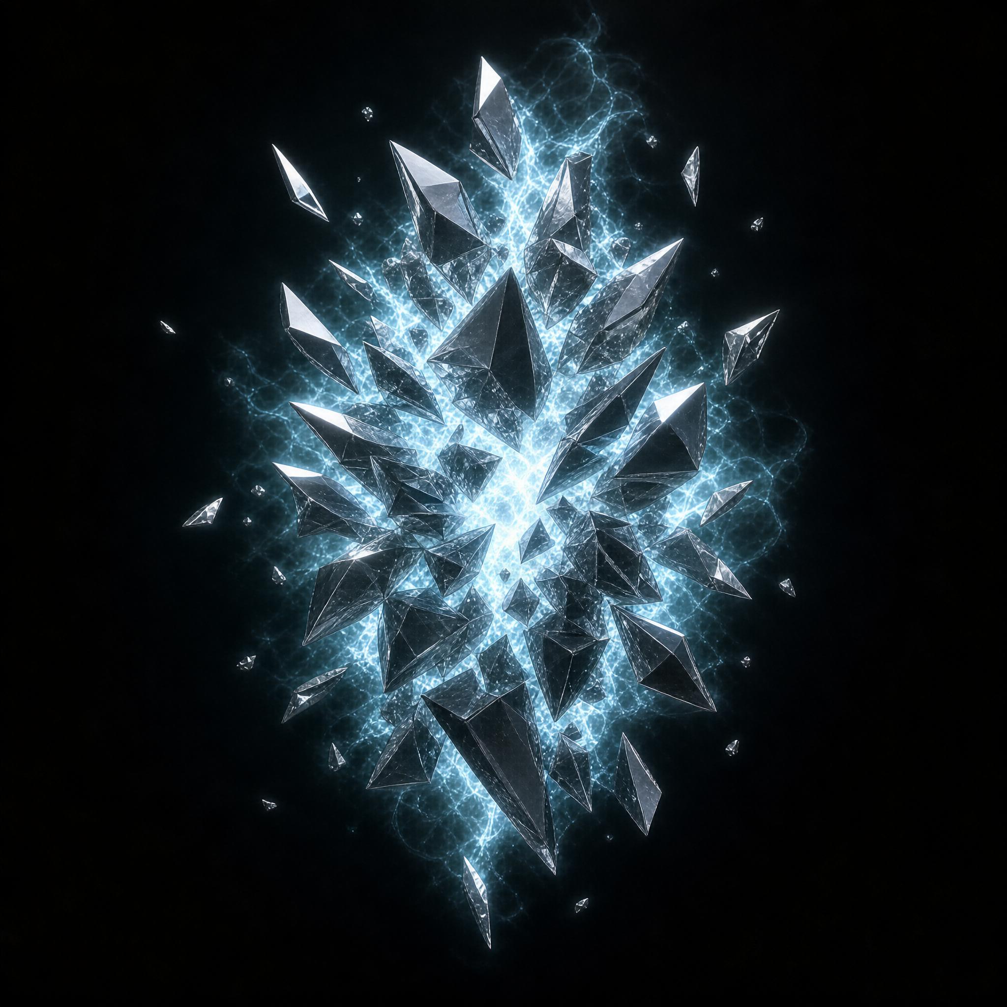 Blue Crystal Energy Burst