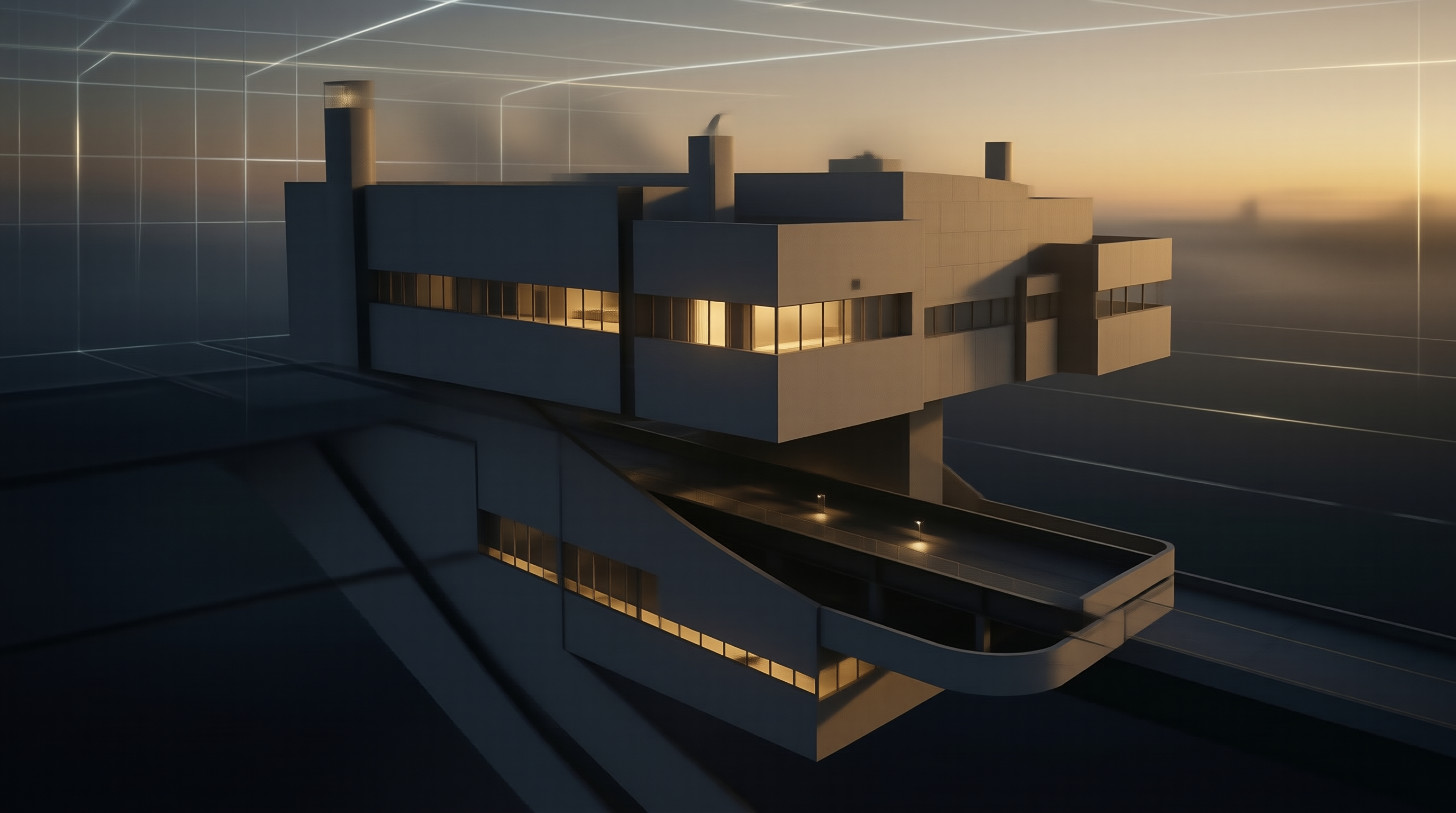 Futuristic Architectural Render